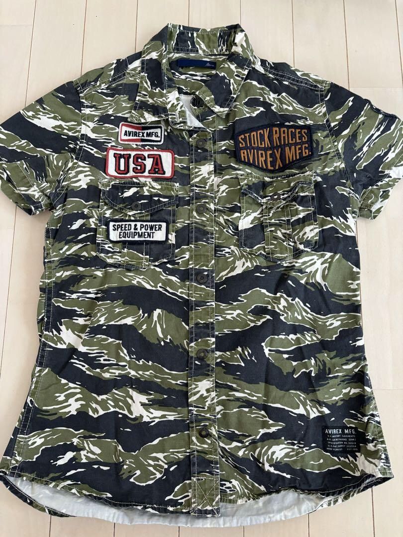 Avirex × Hysteric Glamour Vintage avirex camouflage military formal shirt with patch Size US S / EU 44-46 / 1 - 2 Thumbnail