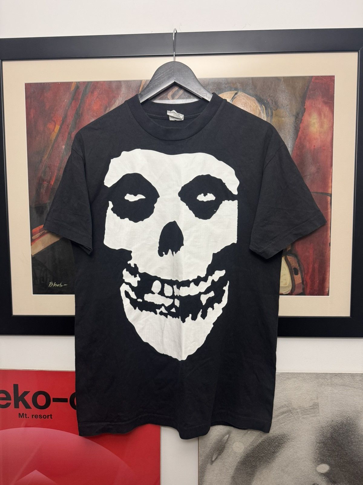 Vintage Y2k MISFITS Crimson Ghost Horror Punk Band Tee