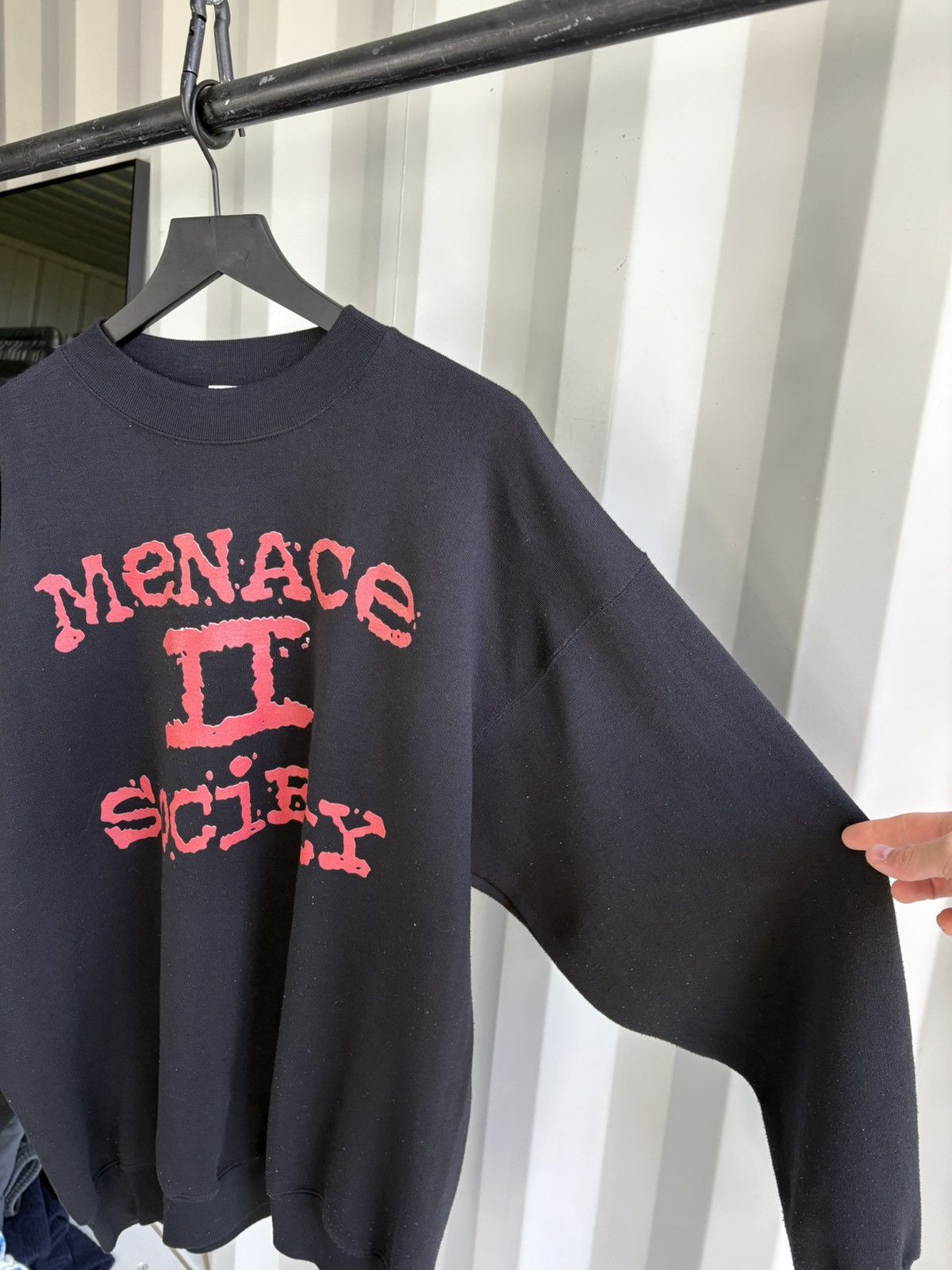 Vintage Vintage Menace 2 Society Triggaz Gotz No Heart Sweatshirt Size US XL / EU 56 / 4 - 3 Thumbnail