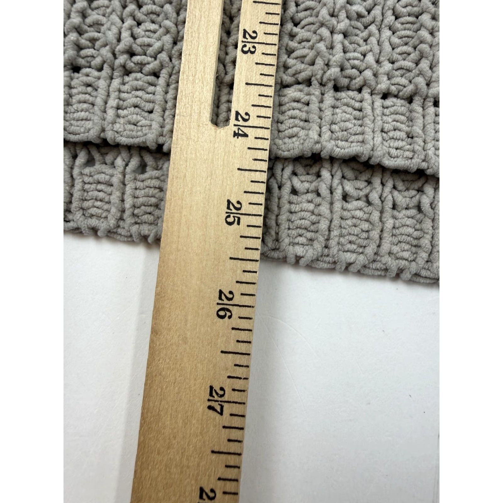 Vintage Davi & Dani Sweater Womens 3XL Gray Chunky Knit Short Sleeve Oversized Pullover Size XXL / US 16-18 / IT 52-54 - 7 Thumbnail
