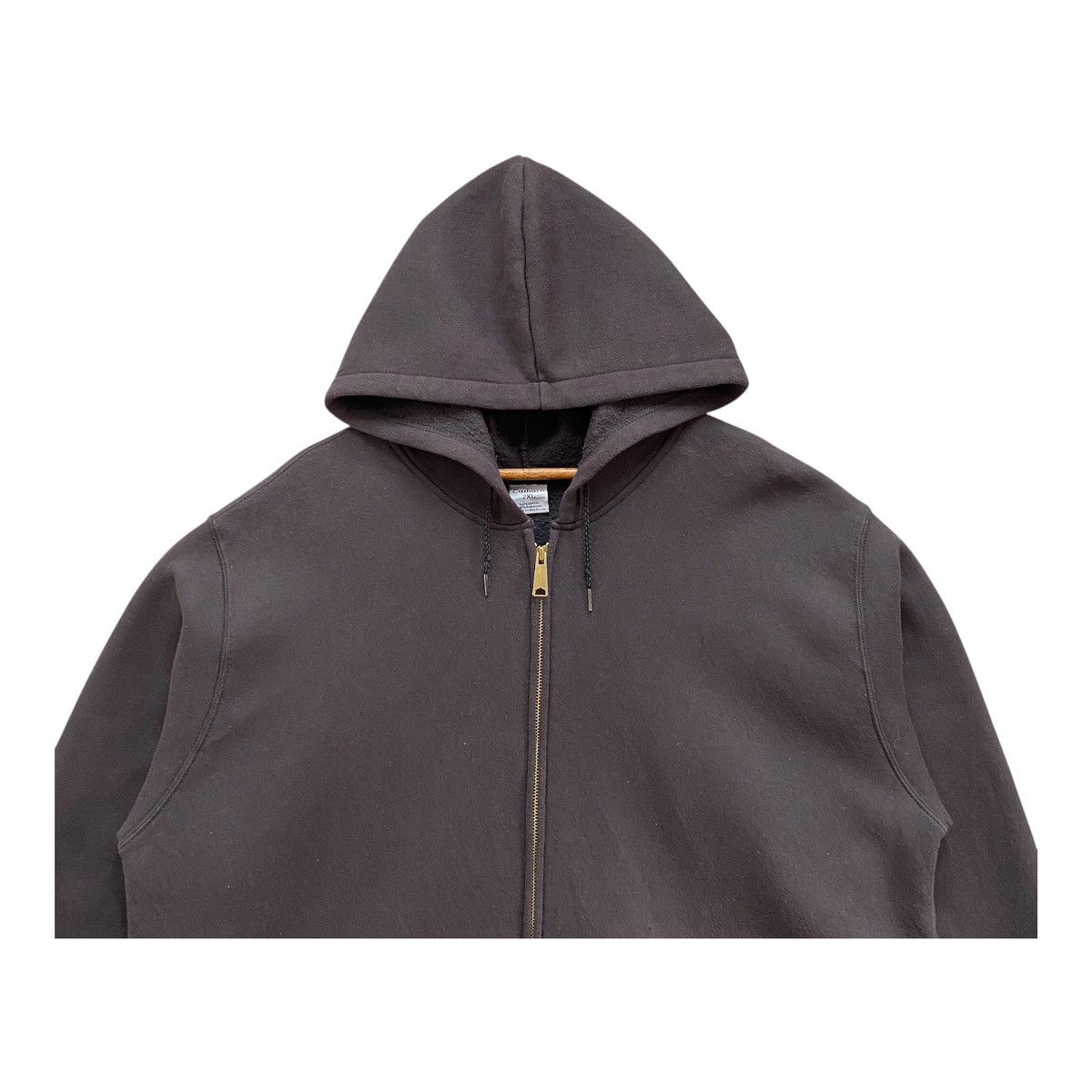 Carhartt Vintage Carhartt Zip Up Hoodie Oversized 2XL Brown Baggy Fit Size US XXL / EU 58 / 5 - 2 Thumbnail