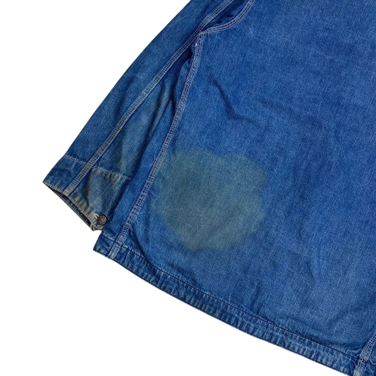 Vintage Vintage 70s American Sanforized Coverall Denim Chore Jacket Size US M / EU 48-50 / 2 - 3 Thumbnail