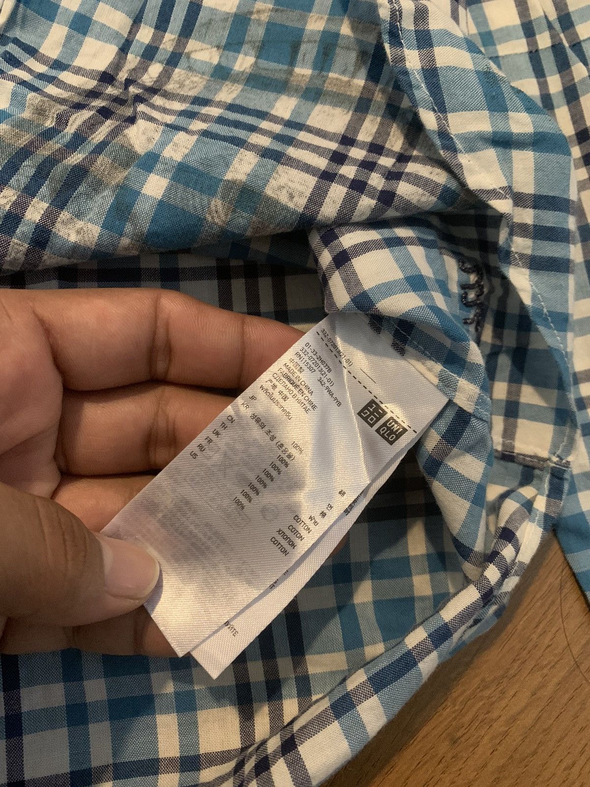 Japanese Brand × Undercover × Uniqlo UNDERCOVER X UNIQLO printed plaid shirt gothic vkei style Size US M / EU 48-50 / 2 - 11 Thumbnail