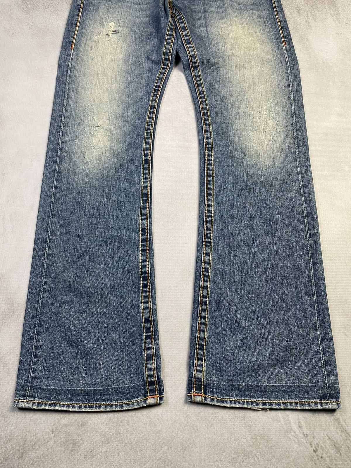 True Religion 2010 Billy Rainbow Bootcut Jeans Size US 31 - 3 Thumbnail