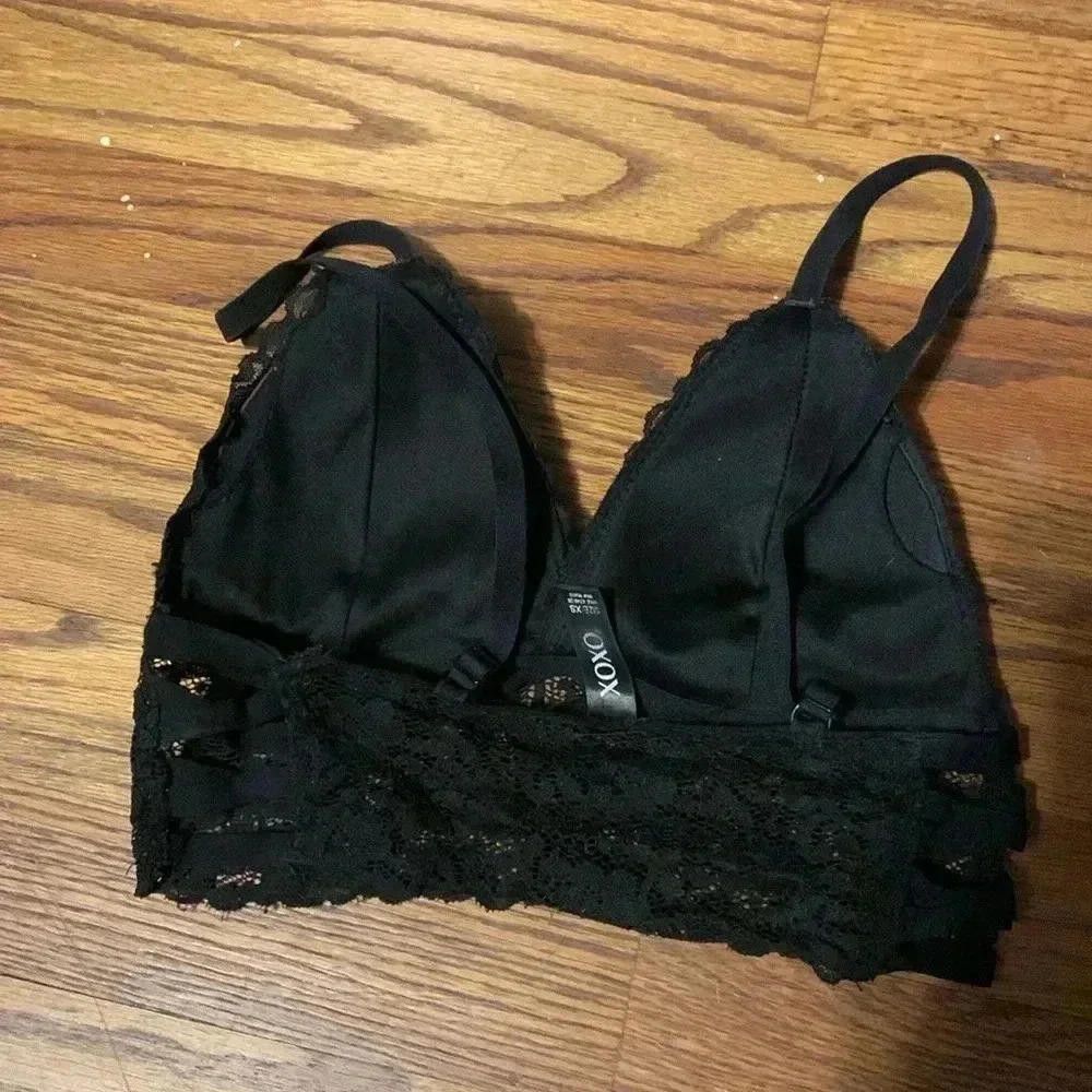 XOXO XOXO Women's Lace Bralette - Black XS Size ONE SIZE - 2 Thumbnail