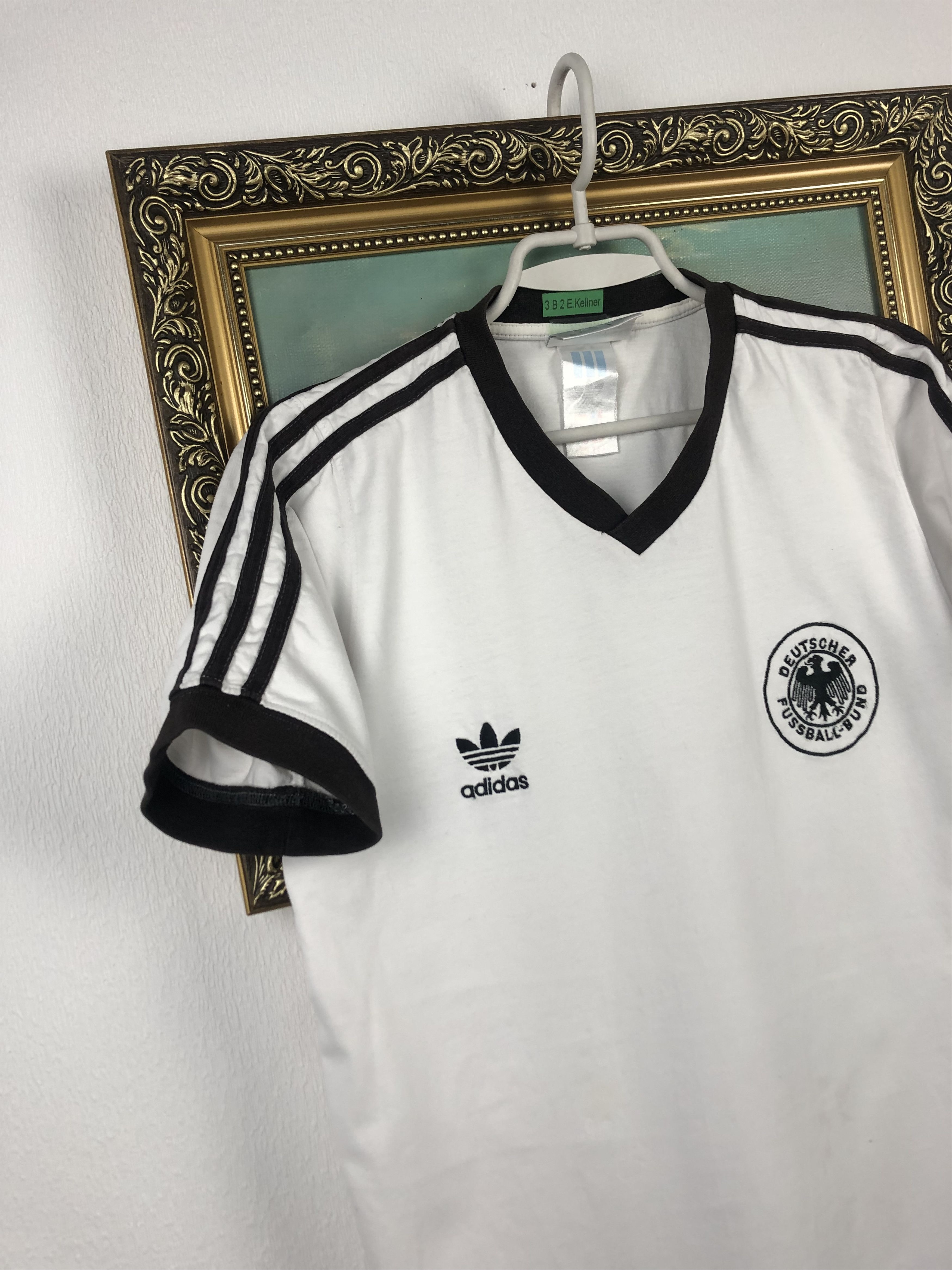 Adidas Vintage 90's Adidas Football Shirt Soccer Tee Rare Jersey Size US M / EU 48-50 / 2 - 3 Thumbnail