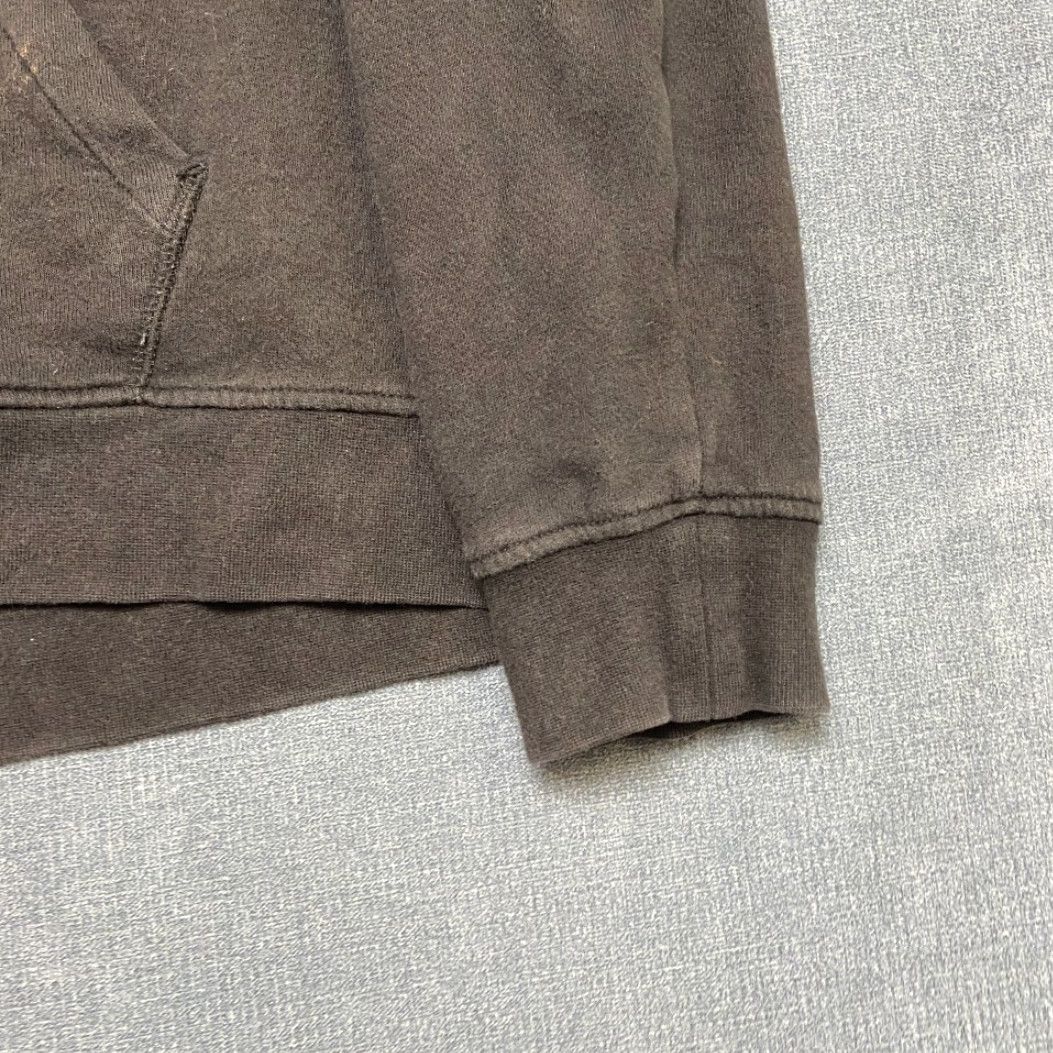 Vintage Fox Hoodie Mens Large Black Fleece Lined Drawstring Ribbed Hem Kangaroo Pockets Size US L / EU 52-54 / 3 - 3 Thumbnail