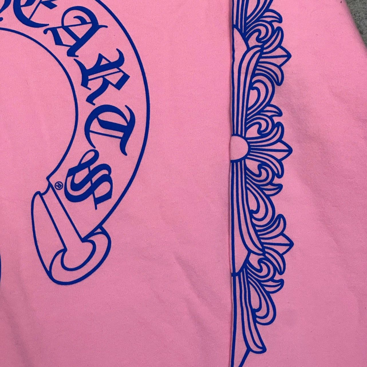 Chrome Hearts Chrome hearts horsehoe logo hoodie blue print pink Size XL / US 12-14 / IT 48-50 - 8 Thumbnail