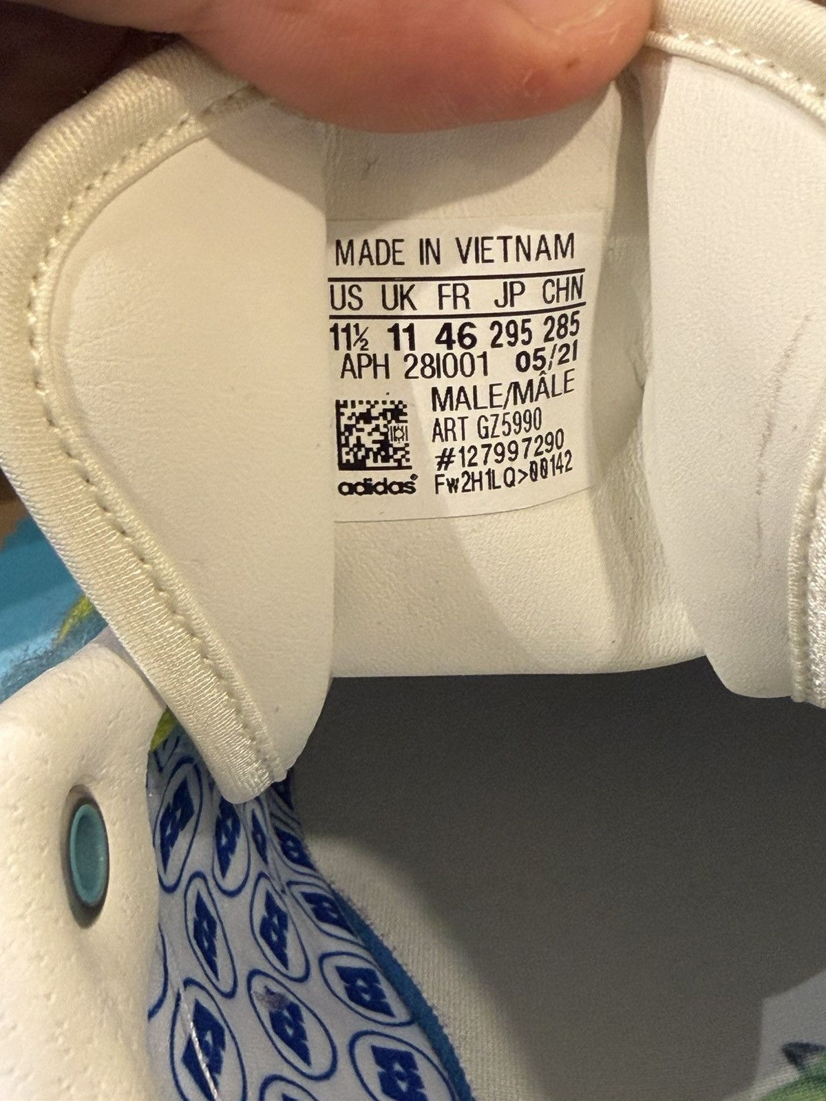 Adidas Adidas Stan Smith Mike & Sulley Monsters Inc Size US 11.5 / EU 44-45 - 6 Thumbnail