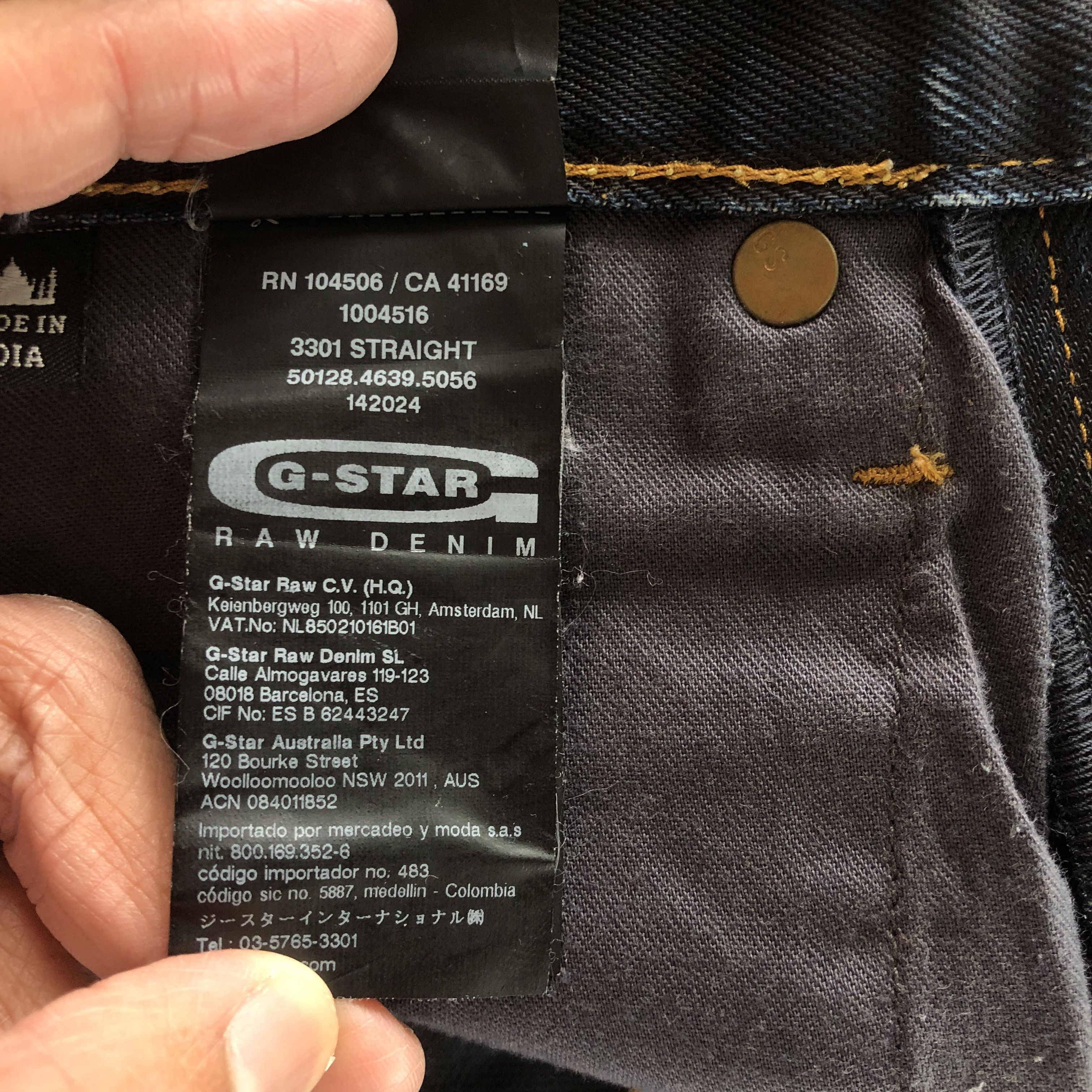 G-Star Vintage G-Star Raw Jeans G-Star Raw Denim Pants Size 28" / US 6 / IT 42 - 11 Thumbnail
