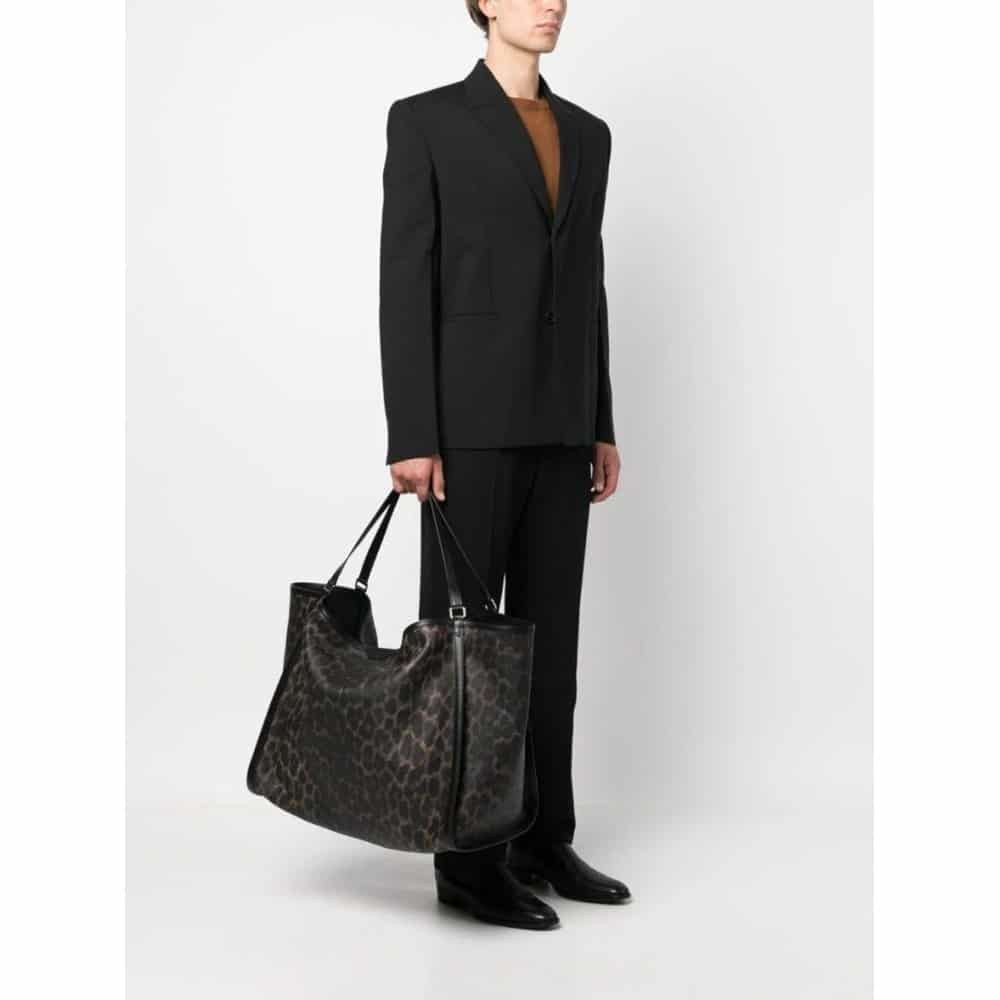 Tom Ford o1loc1c0724 Size: OS / Leather Leopard Travel Bag in Leopard Size ONE SIZE - 2 Thumbnail