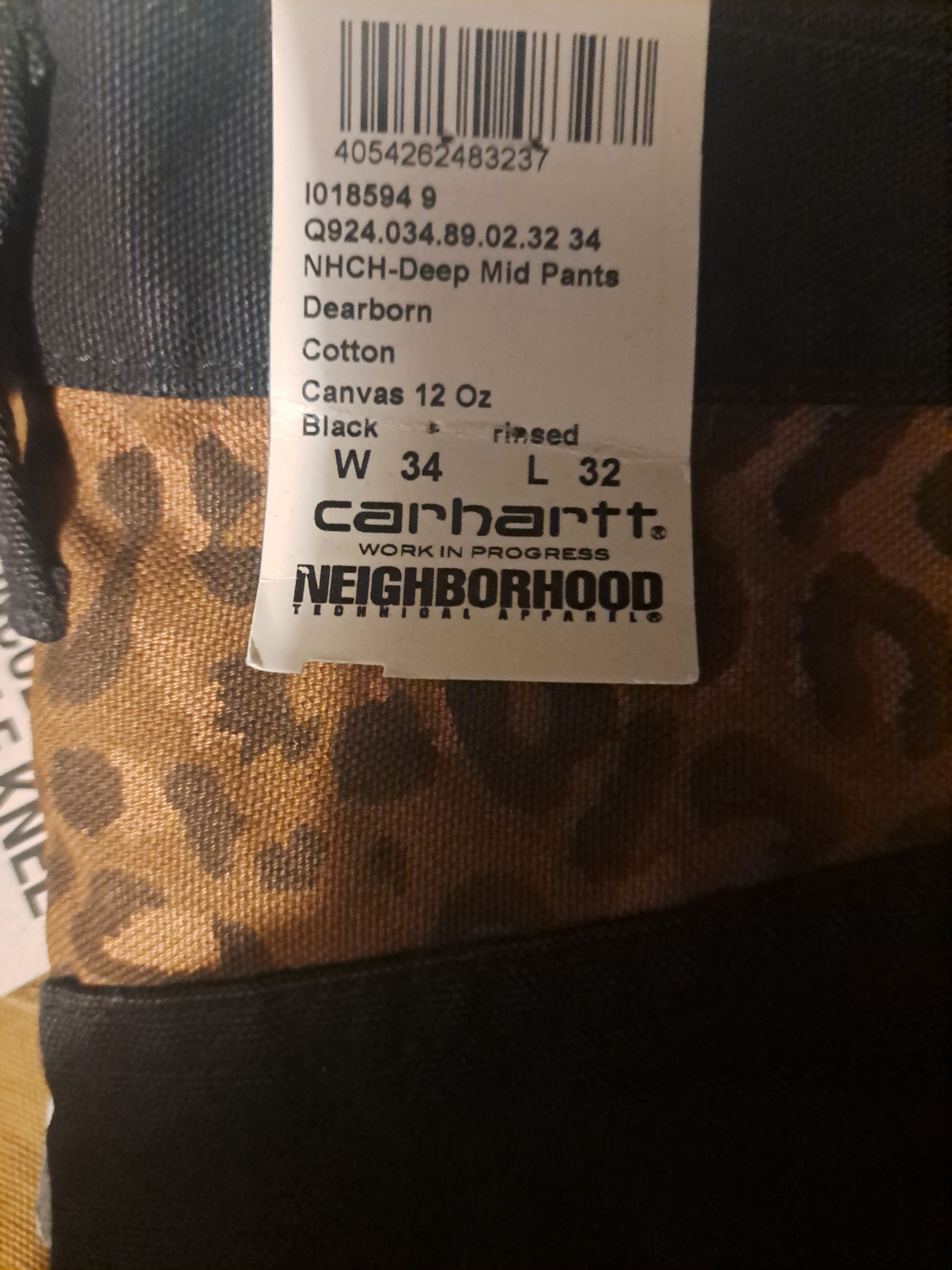 Carhartt Wip × Neighborhood NWT Carhartt WIP x Neighborhood NHCH-Deep Mid Pants W34 L32 Size US 34 / EU 50 - 7 Thumbnail