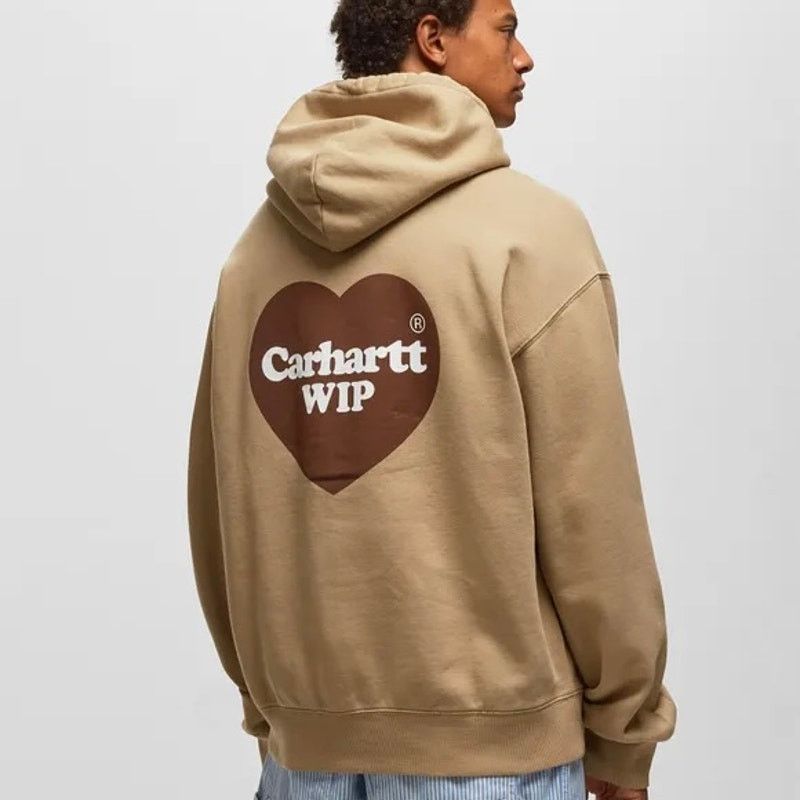 Carhartt Wip Carhartt WIP Brown Heart Hoodie Size US S / EU 44-46 / 1 - 1 Thumbnail