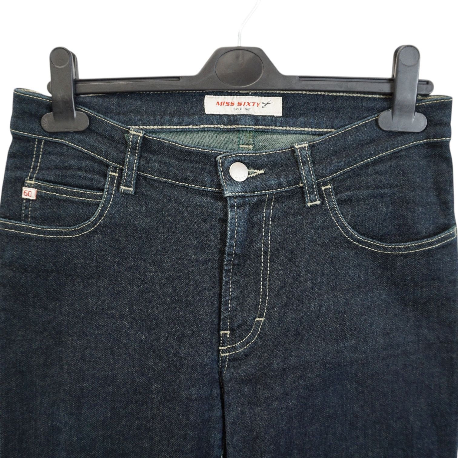 Miss Sixty Archive Y2K 7/8 Flared Jeans Size 29" - 2 Thumbnail