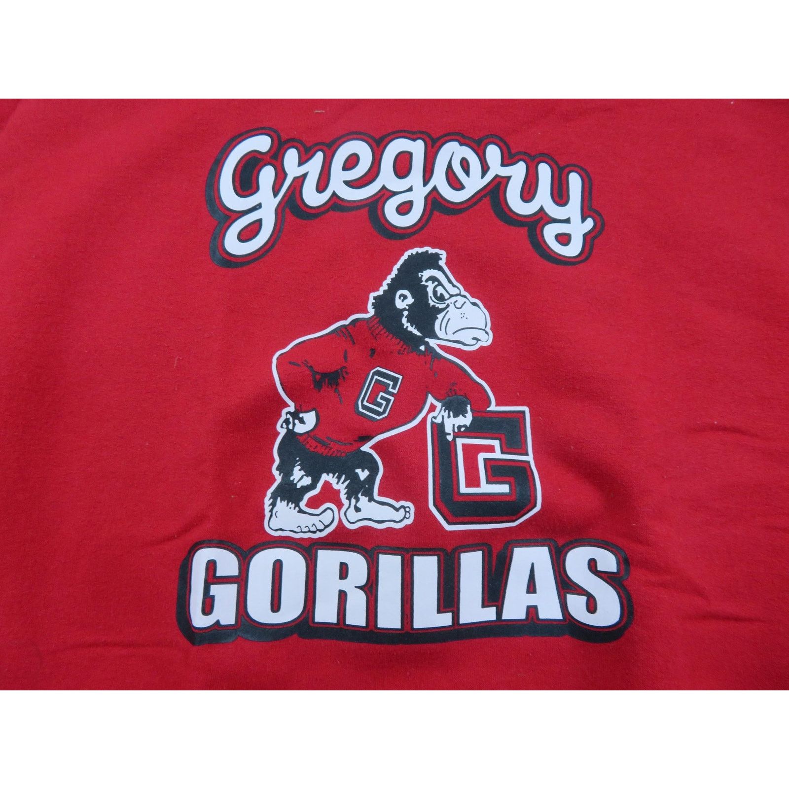 Jerzees Jerzees Gregory Gorillas Ape Red Sweatshirt Sz XL Size US XL / EU 56 / 4 - 2 Thumbnail