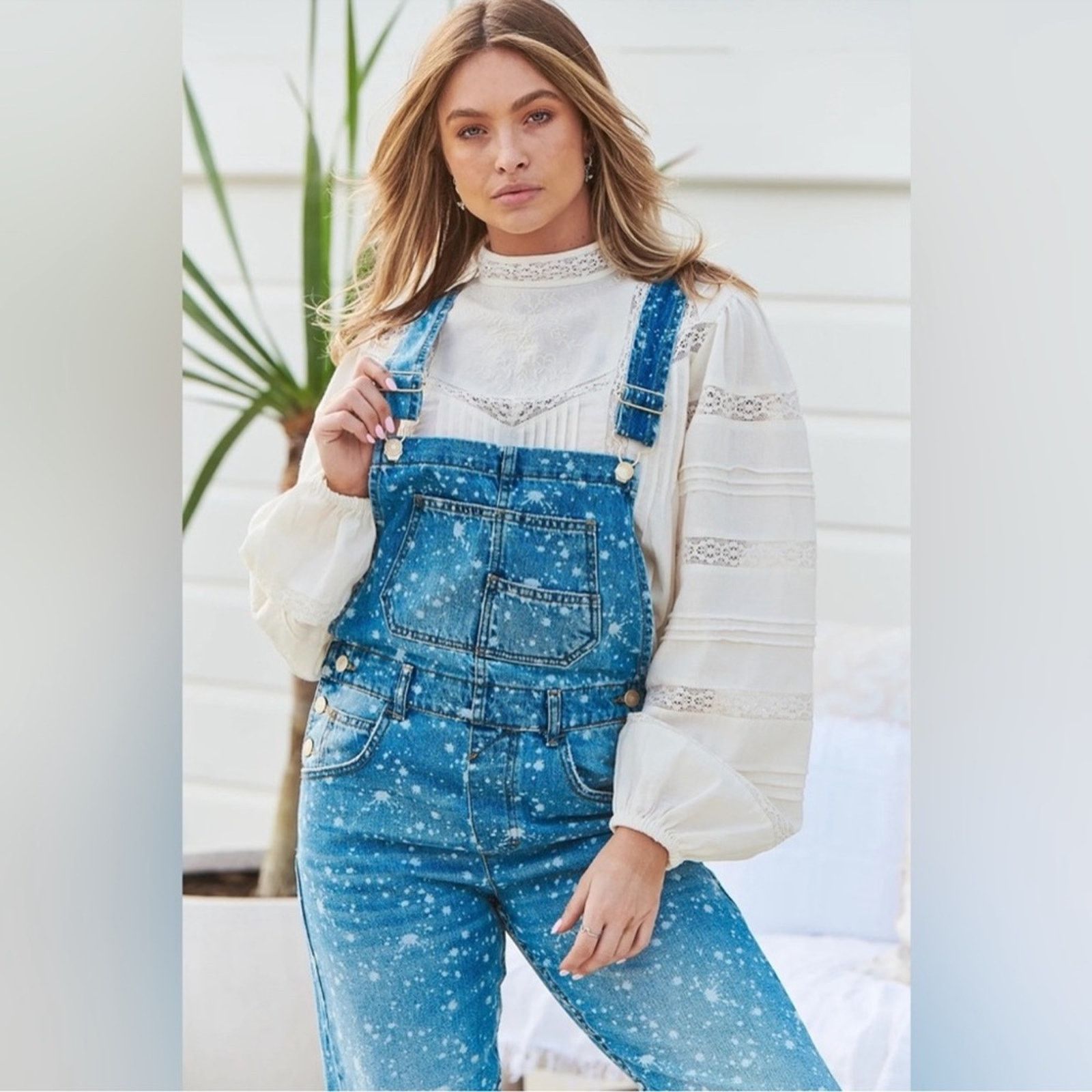 Free People 🎉LAST PIECE🎉Free‎ People Ziggy Denim Overalls Size 28" / US 6 / IT 42 - 2 Thumbnail