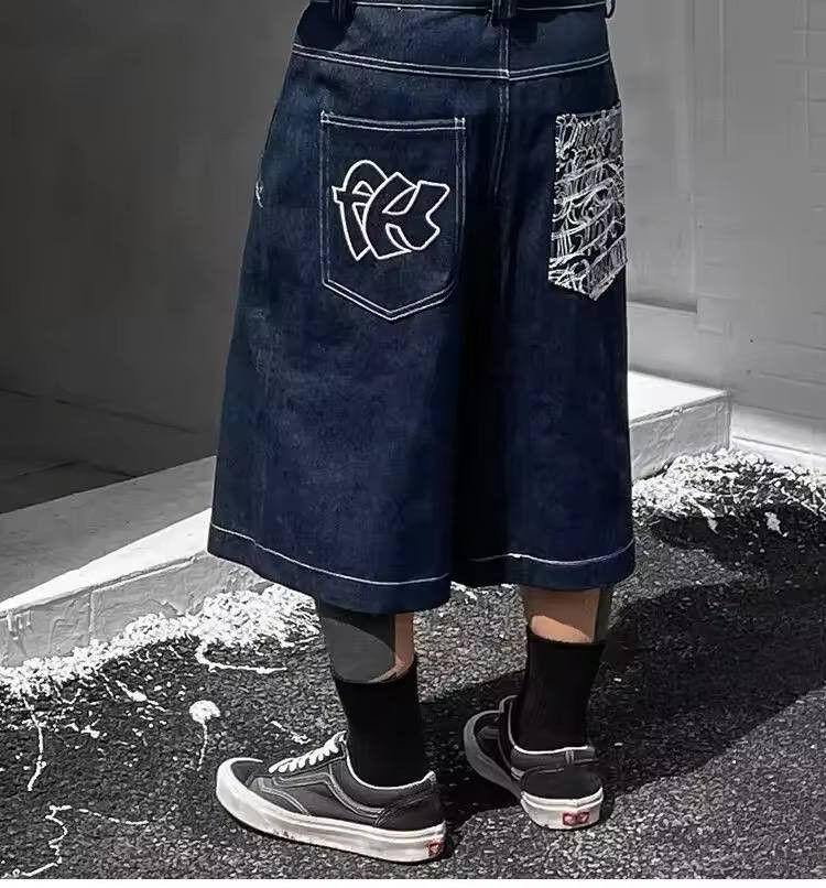 Japanese Brand × Vintage vintage denim shorts from the 2000s. Size US 36 / EU 52 - 2 Thumbnail