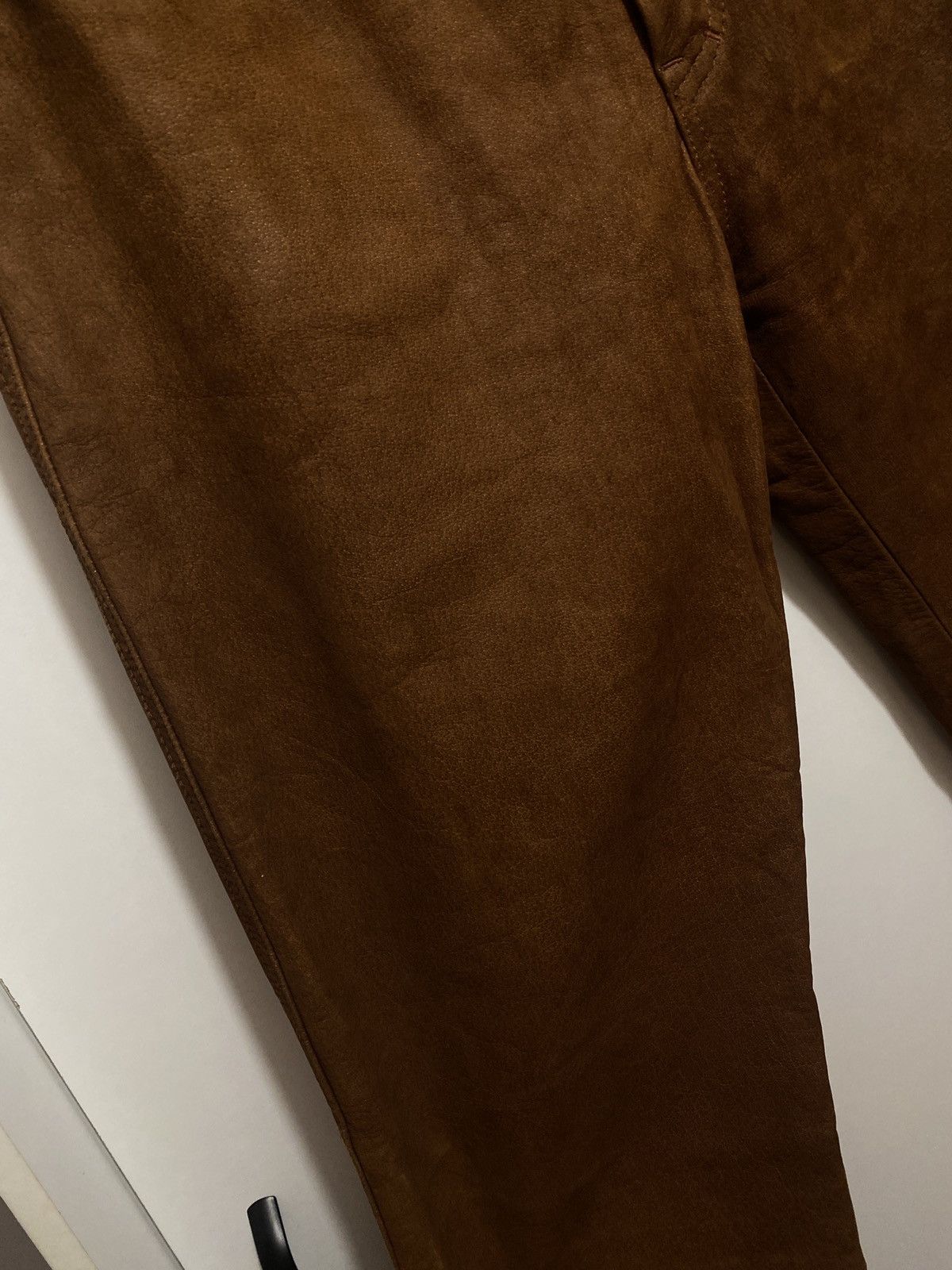 Vintage Vintage leather trousers western motive Size US 34 / EU 50 - 7 Thumbnail