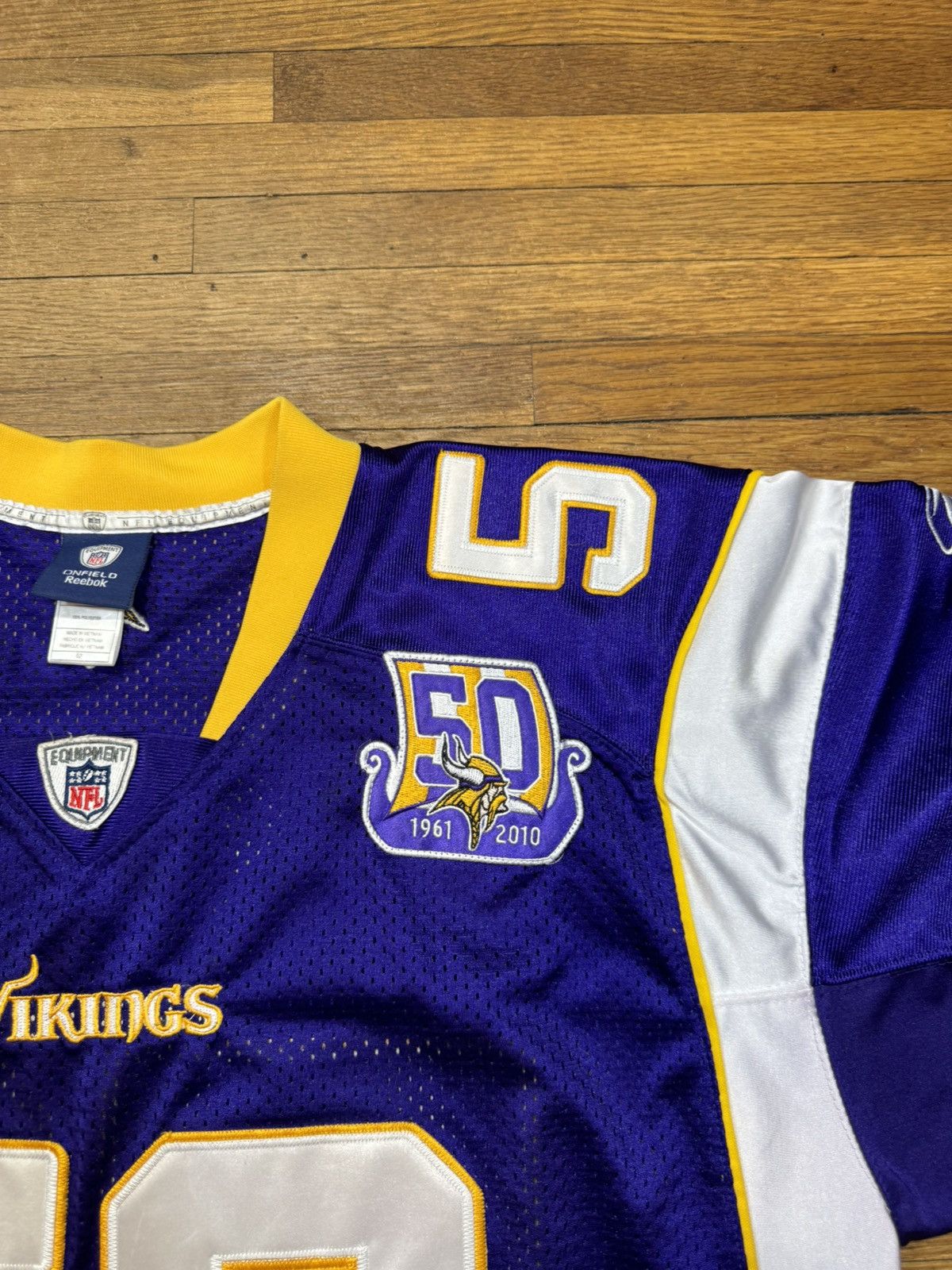 NFL Chad Greenway Minnesota Vikings Jersey Size US XL / EU 56 / 4 - 5 Thumbnail