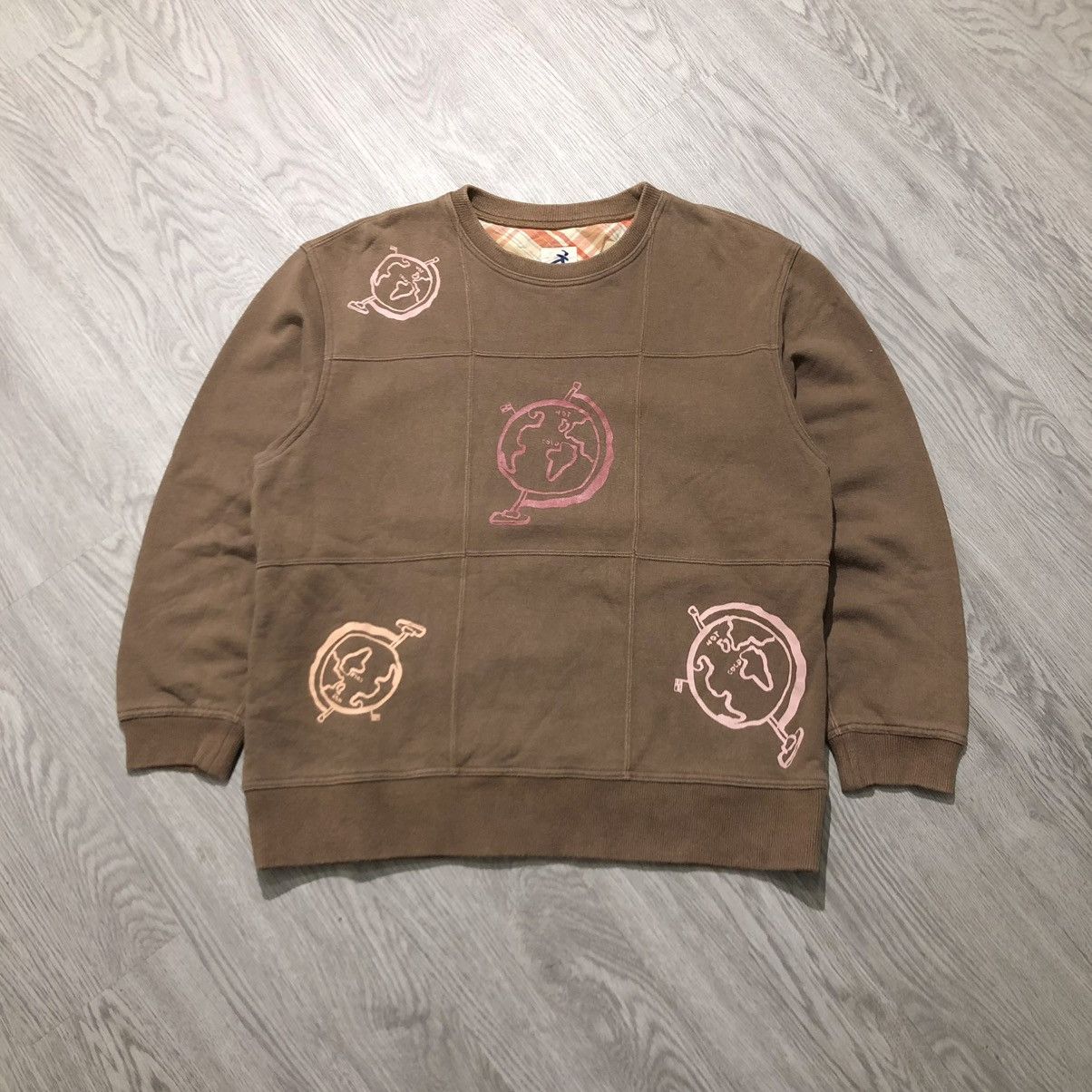 Issey Miyake Vintage Issey Miyake Hai Sporting Gear Brown Crewneck Size US L / EU 52-54 / 3 - 1 Thumbnail