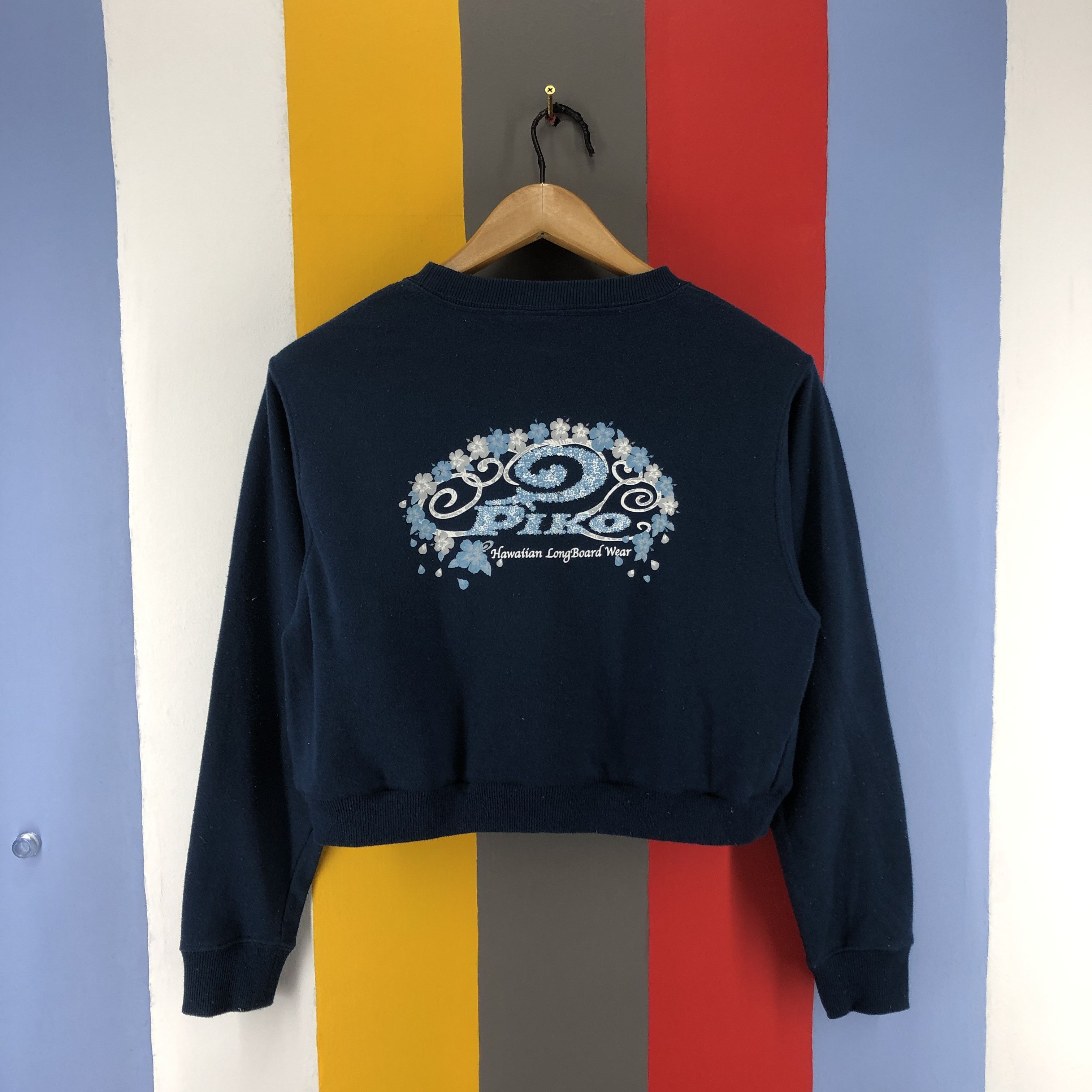 Other PIKO HAWAIIAN LONGBOARD Crop Sweatshirt #0769/N Size S / US 4 / IT 40 - 1 Thumbnail
