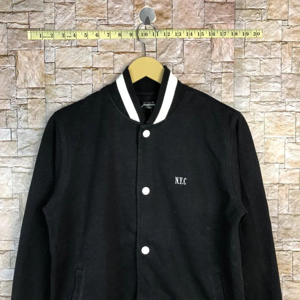 Other New York Black Bombers varsity Jacket #A679 Size US M / EU 48-50 / 2 - 4 Thumbnail