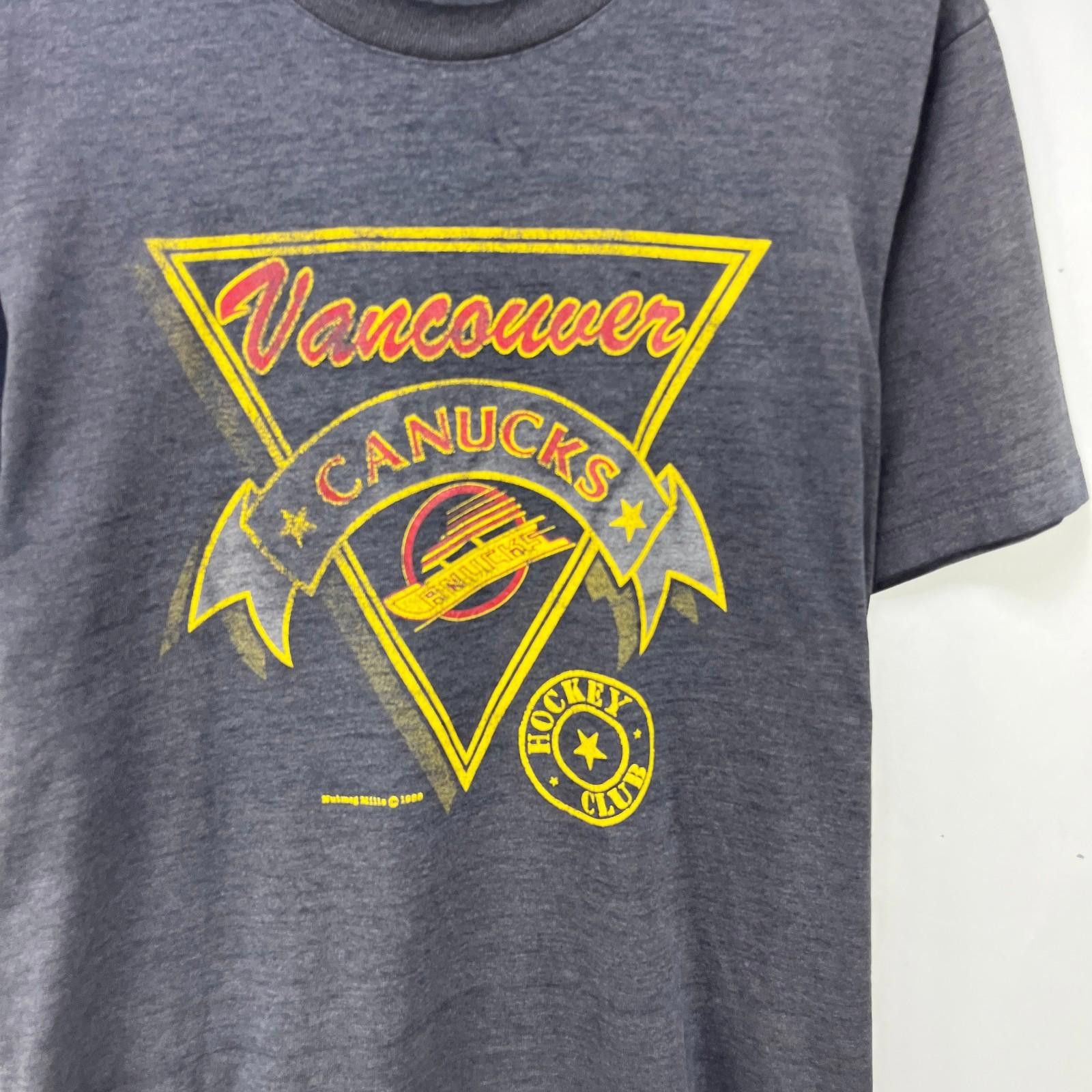 Other Vintage 1988 Vancouver Canucks Sun Faded T Shirt Large XL Size ONE SIZE - 2 Thumbnail