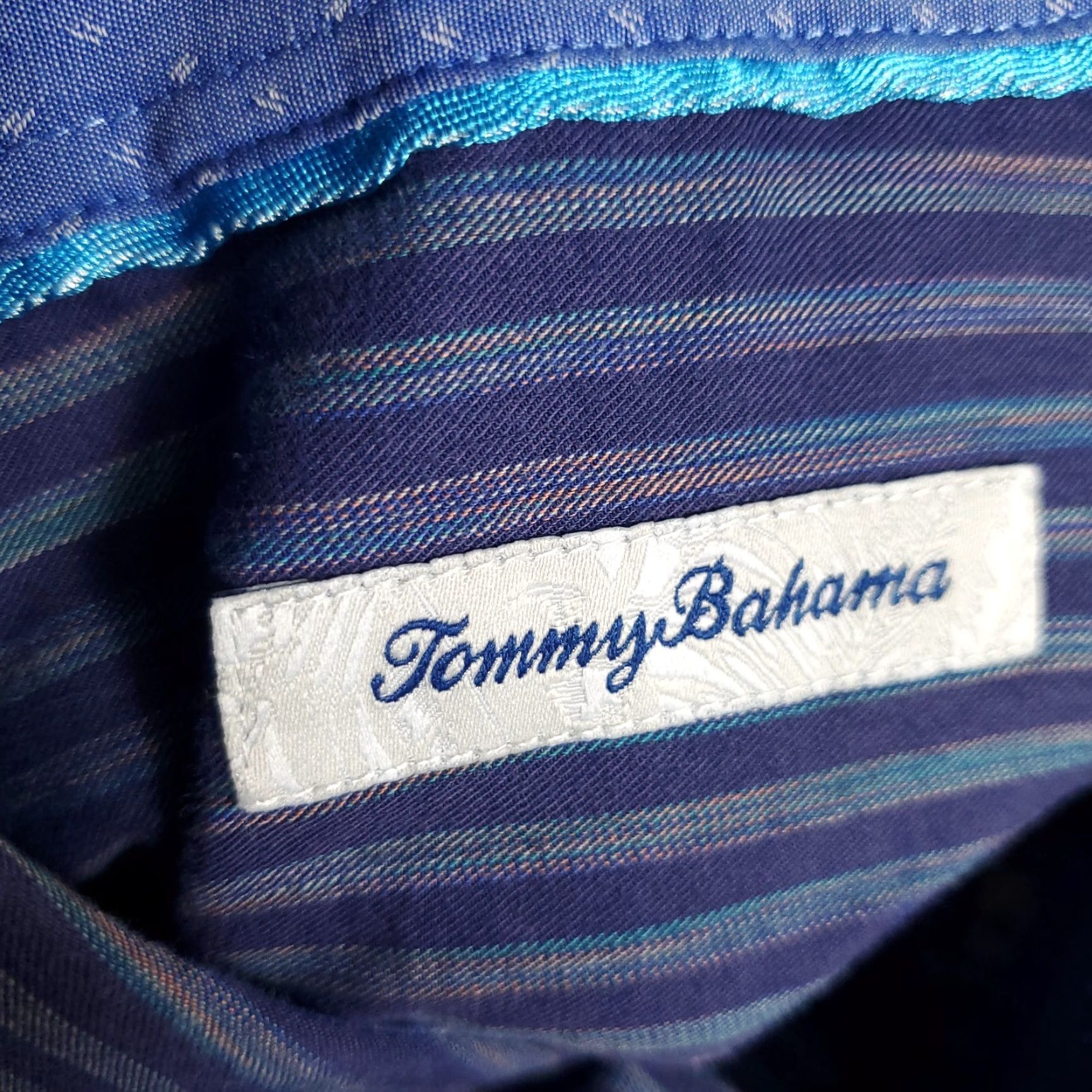 Tommy Bahama Tommy Bahama Shirt Mens 2XL Purple Striped Cotton Button Up Long Sleeve Size US XXL / EU 58 / 5 - 7 Thumbnail