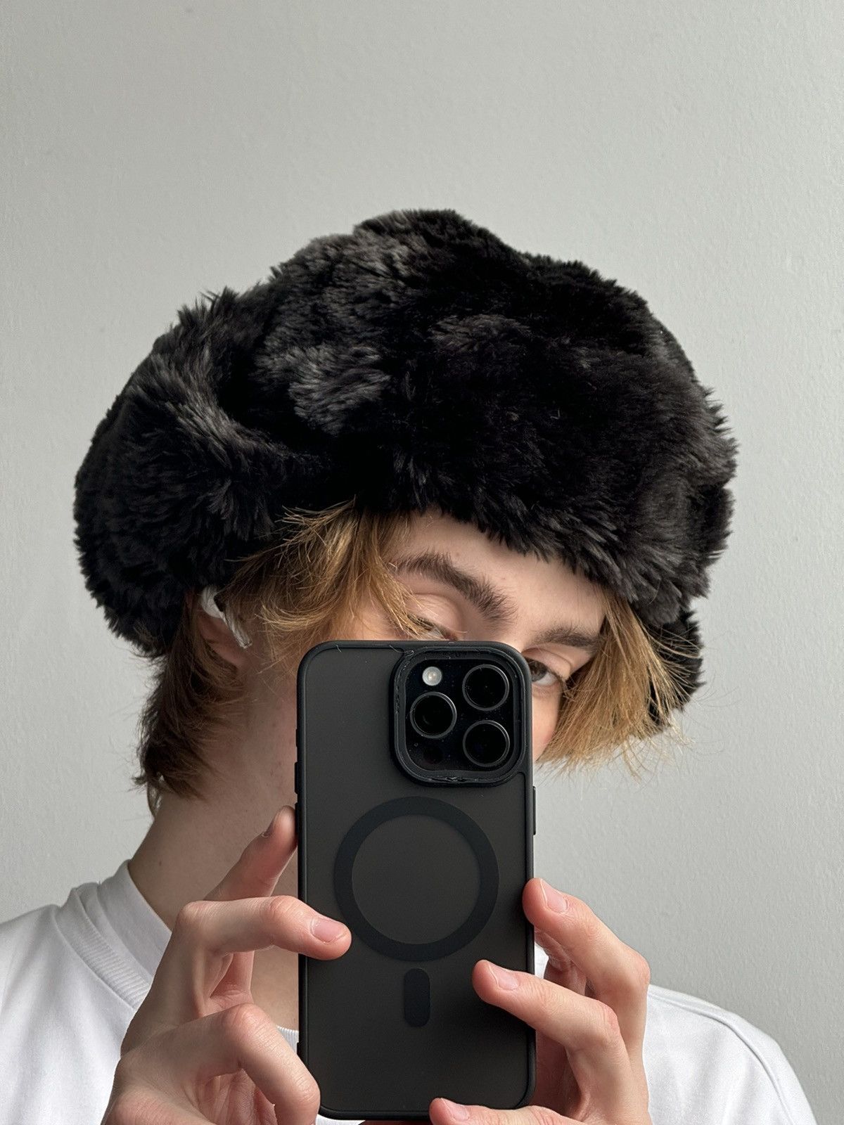 Hysteric Glamour × Japanese Brand Vintage fuzzy mohair japanese ushanka hat avant garde Size ONE SIZE - 19 Thumbnail