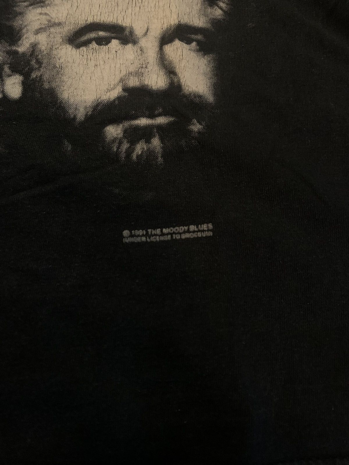 Band Tees Vintage SINGLE STITCHED "THE MOODY BLUES" TOUR TEE - 1991 Size US L / EU 52-54 / 3 - 8 Thumbnail