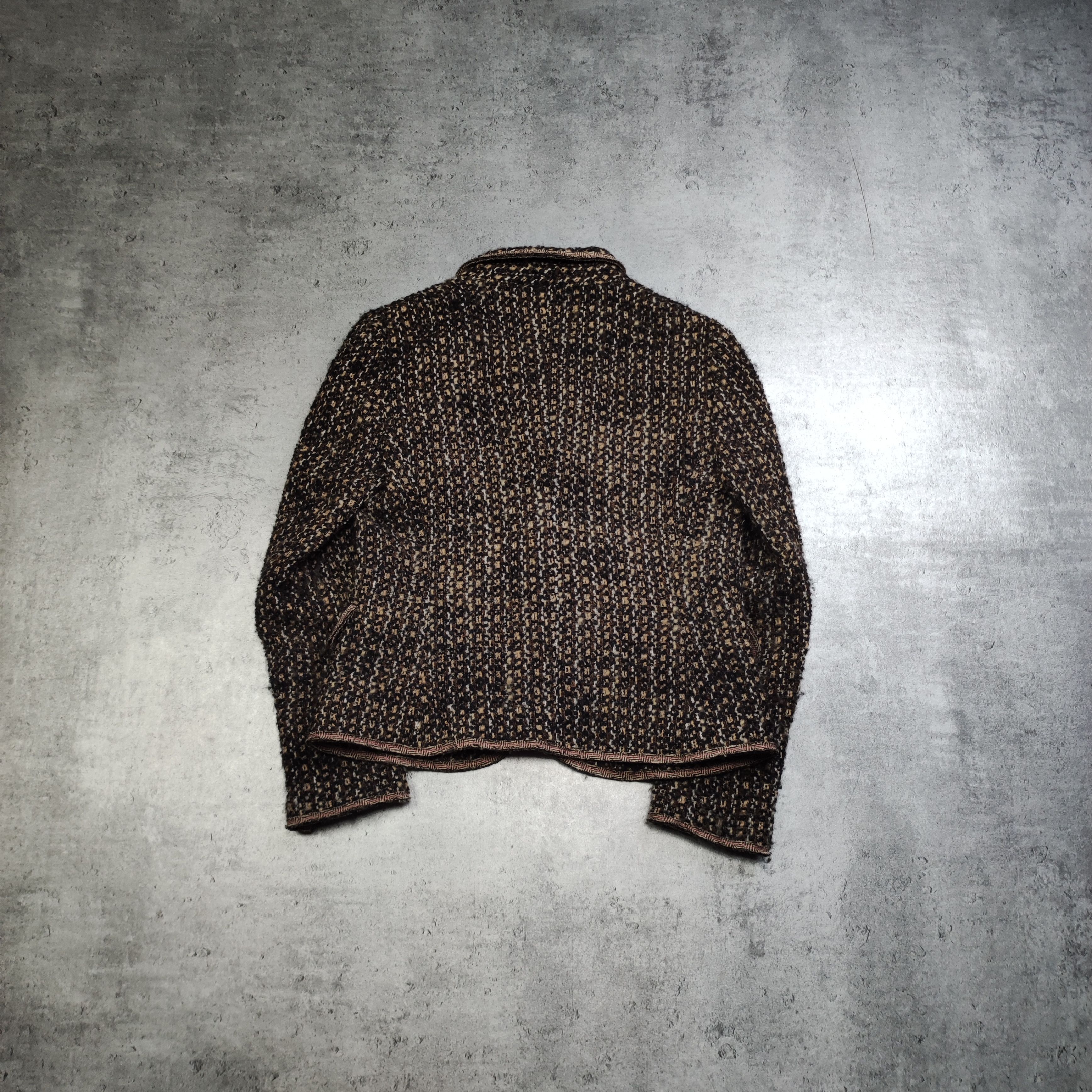 Moschino × Vintage RARE Runway Moschino Italy Cheapandchic Wool Patch Blazer Size M / US 6-8 / IT 42-44 - 11 Thumbnail