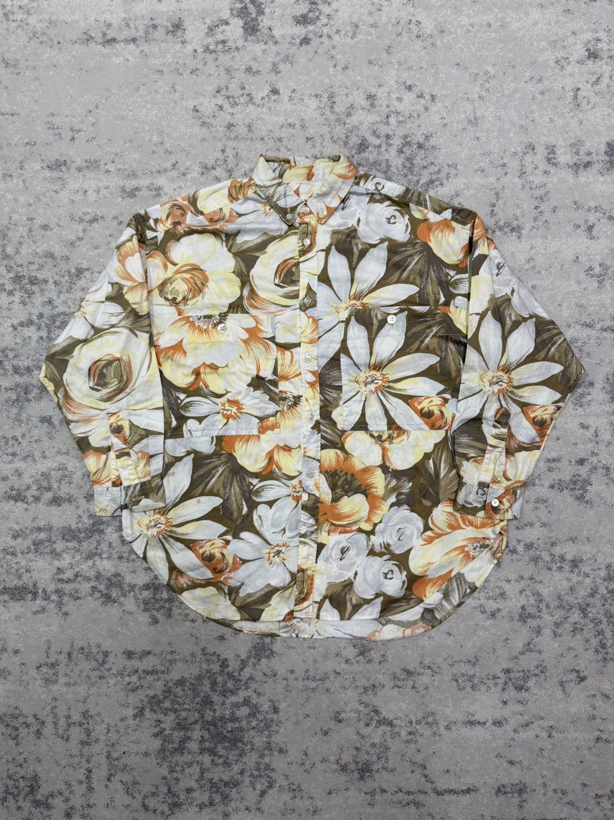 Hai Sporting Gear Vintage Issey Miyake Hai Sporting Gear Floral ButtonUp Shirt Size US M / EU 48-50 / 2 - 3 Thumbnail