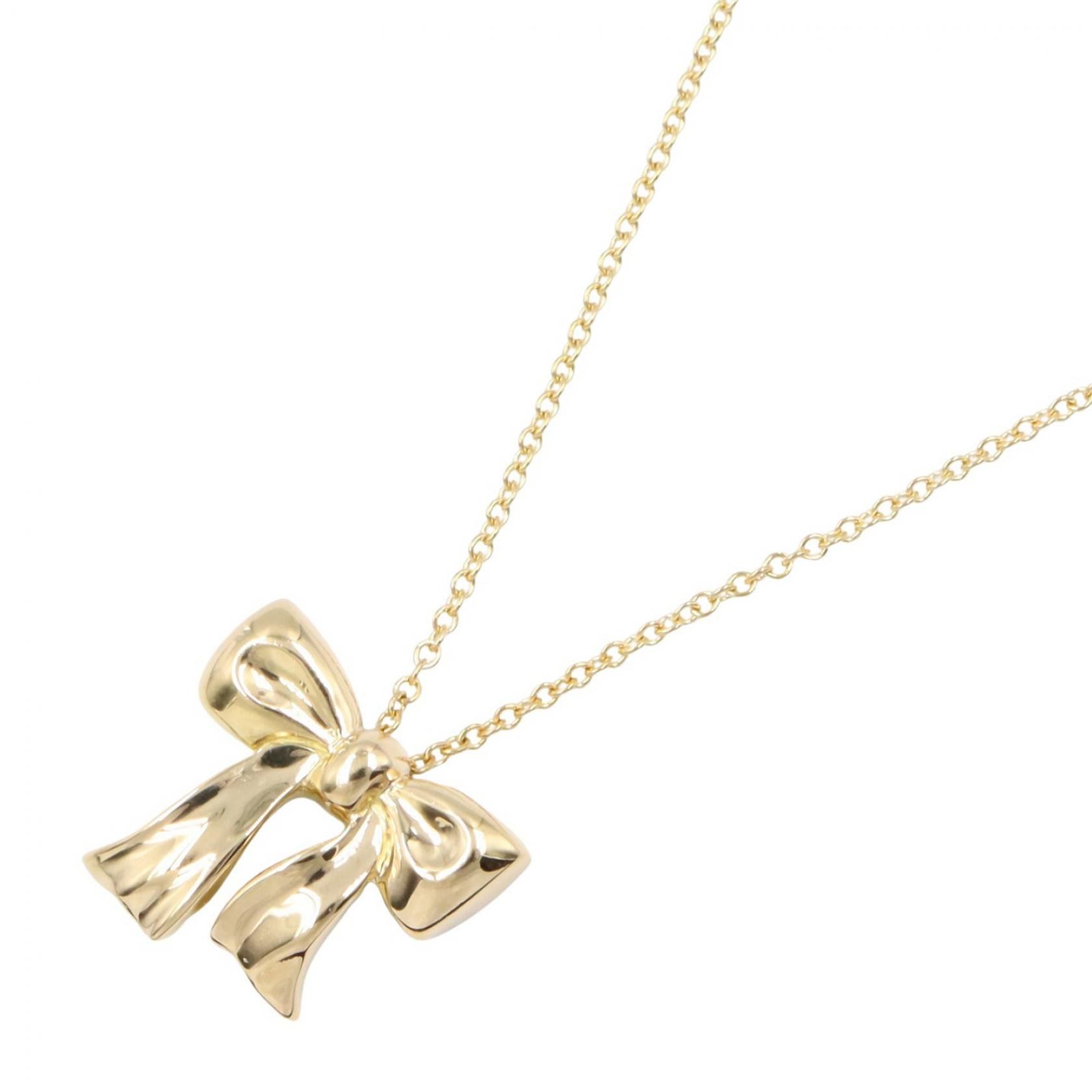 Tiffany & Co. Tiffany & Co. Tiffany＆Co. Ribbon Au750 Necklace Precious Metal Necklace DUTY FREE for USA Size ONE SIZE - 1 Thumbnail