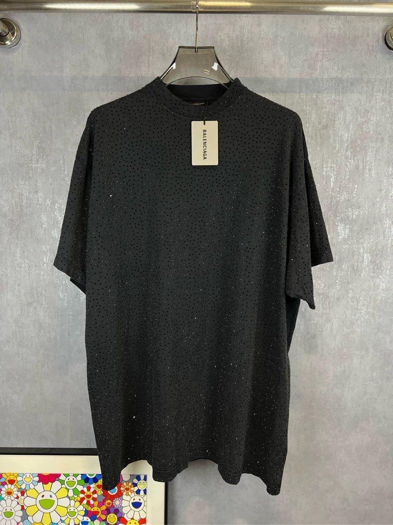 Balenciaga BALENCIAGA Short Sleeve Starry Shirt - dmc Size US M / EU 48-50 / 2 - 1 Thumbnail