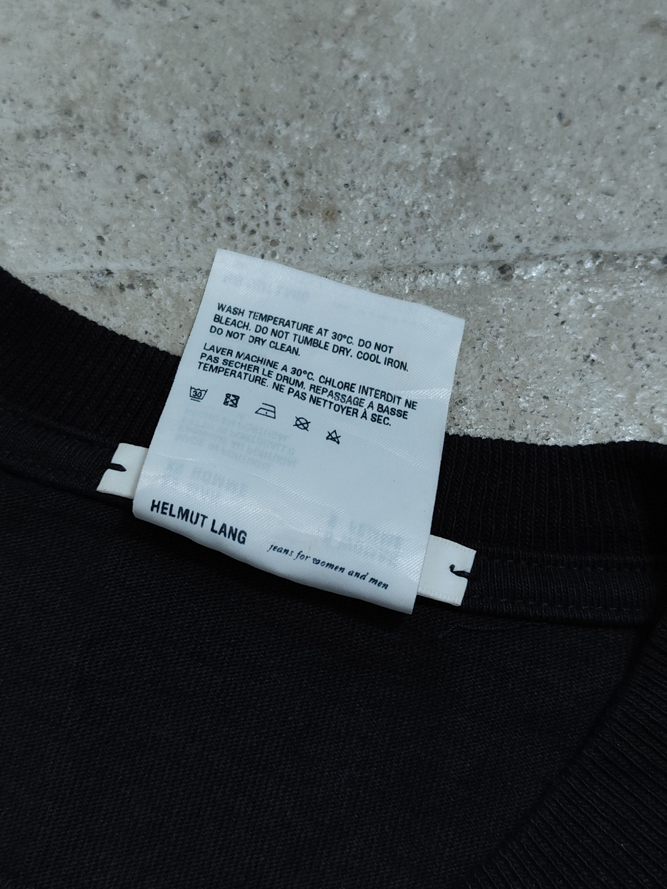 Helmut Lang HELMUT LANG UNISEX BASIC LOGO LONG TSHIRT Size US XS / EU 42 / 0 - 8 Thumbnail