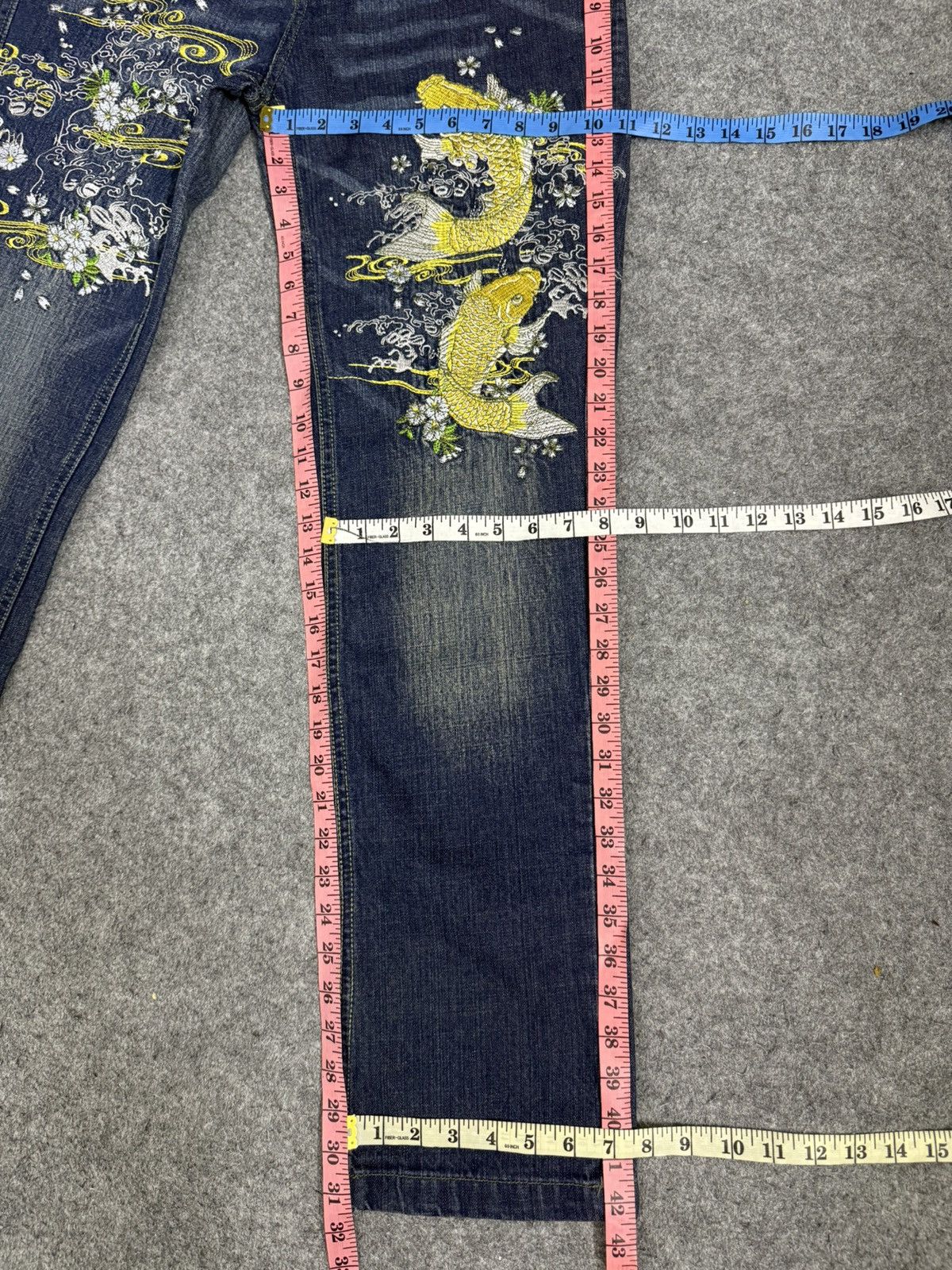 Karakuri Tamashii A6 GOLD FISH KOI EMBROIDERED LIKE KARAKURI SUKAJAN Size US 34 / EU 50 - 15 Thumbnail