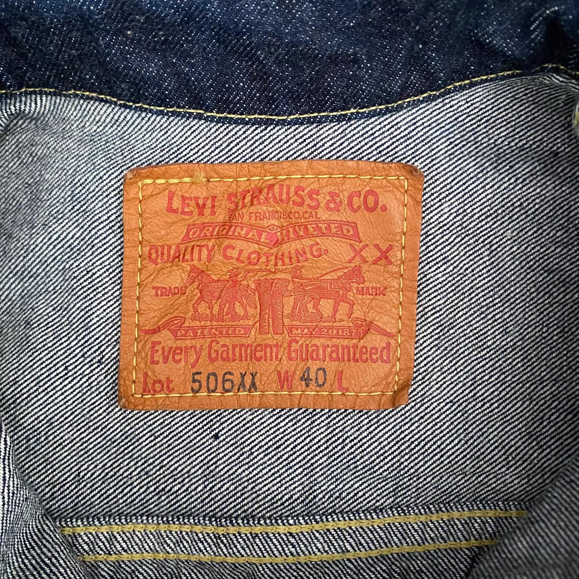 Levi's Levi's LVC 506 Type 1 New Raw Denim Jacket Japan 3001 08 40 Size US S / EU 44-46 / 1 - 4 Thumbnail
