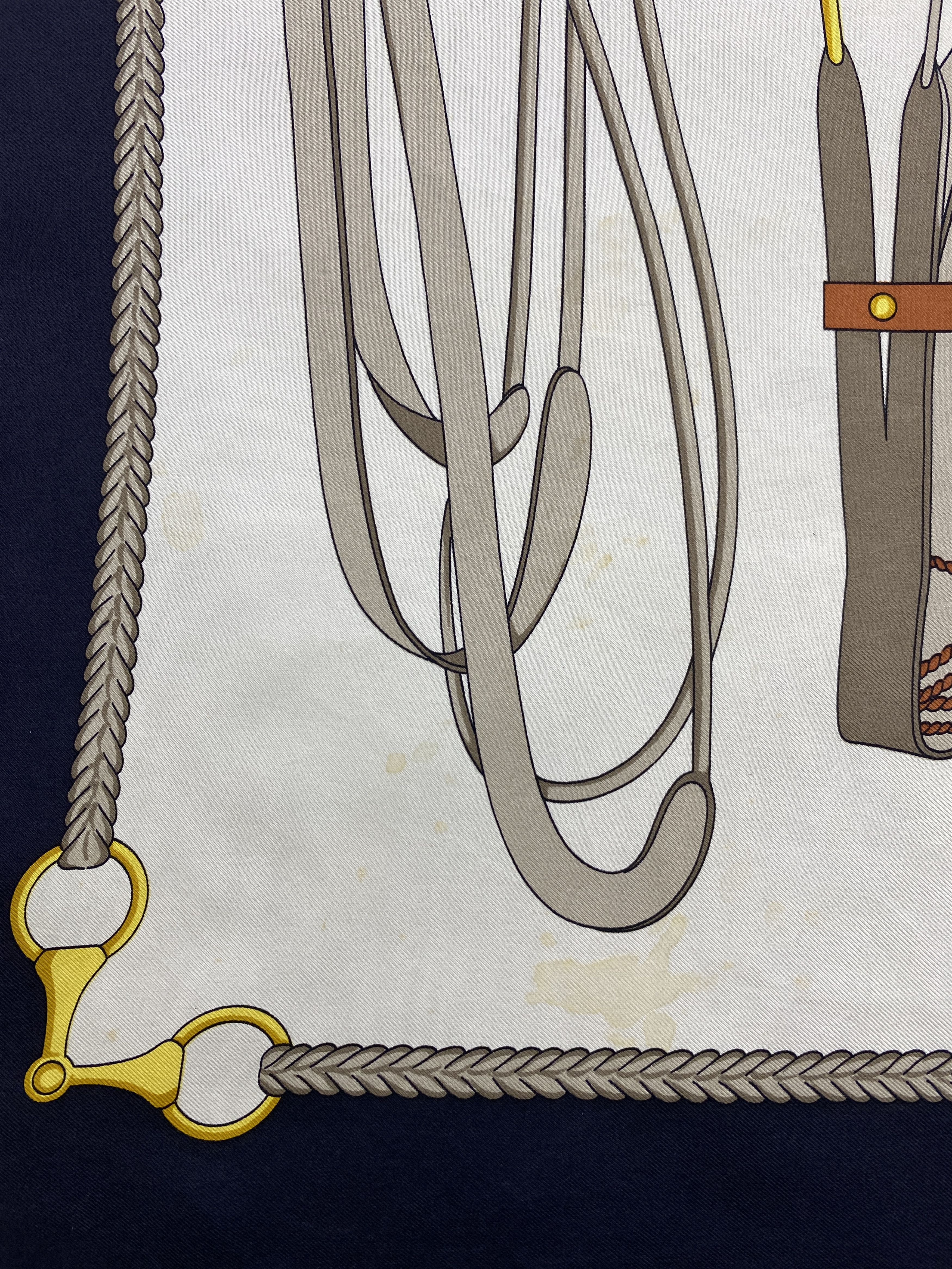 Celine × Vintage Vintage Celine Foulards / Silk Scarf / Silk Shawl SN0019 Size ONE SIZE - 6 Thumbnail