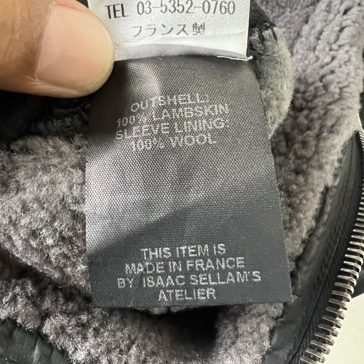 Isaac Sellam Experience 🔥 ISAAC SELLAM EXPERIENCE Taped High Neck Gloved Shearling Size US M / EU 48-50 / 2 - 24 Thumbnail
