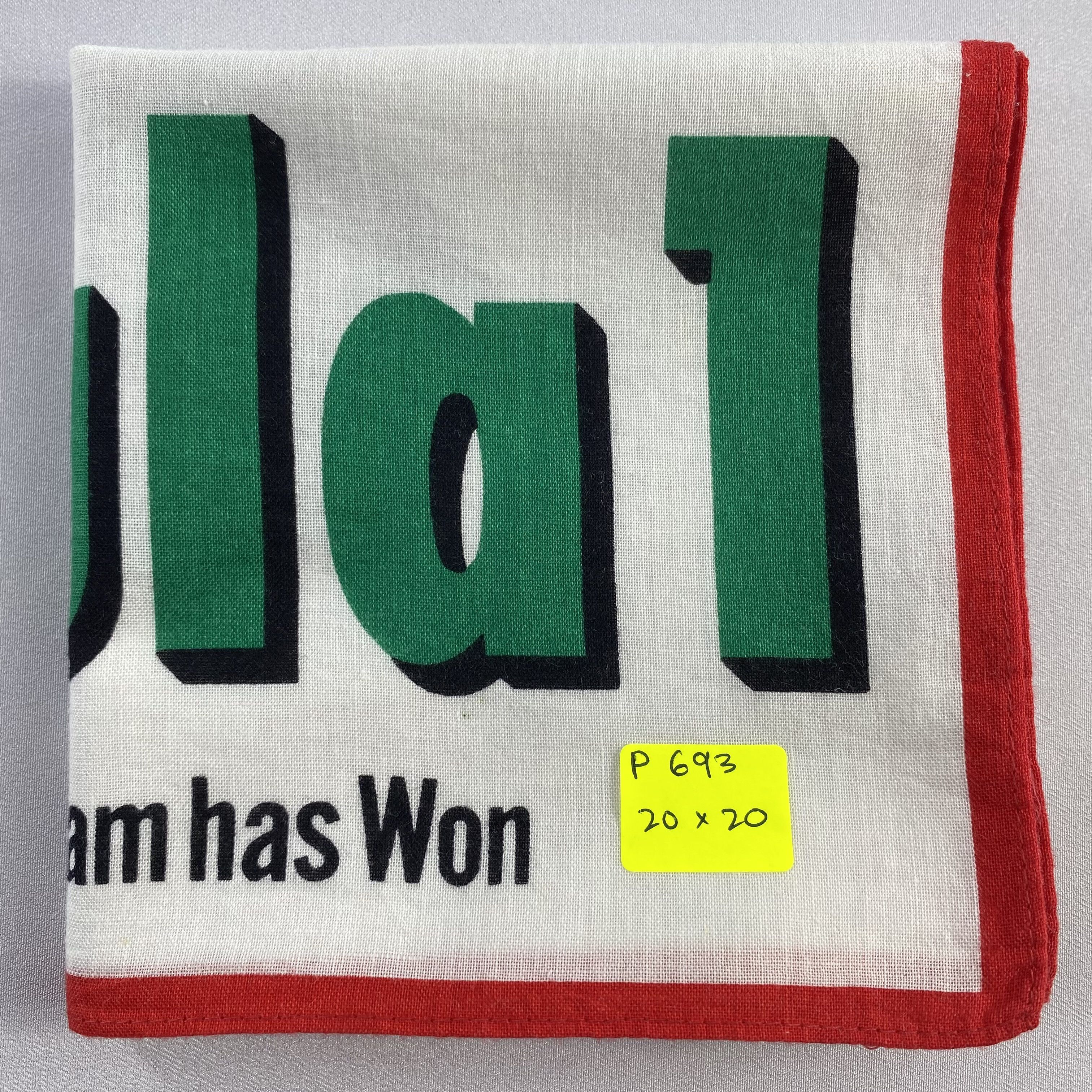 Vintage Benetton Formula Handkerchief / Neckerchief / Bandana-P693 Size ONE SIZE - 5 Thumbnail