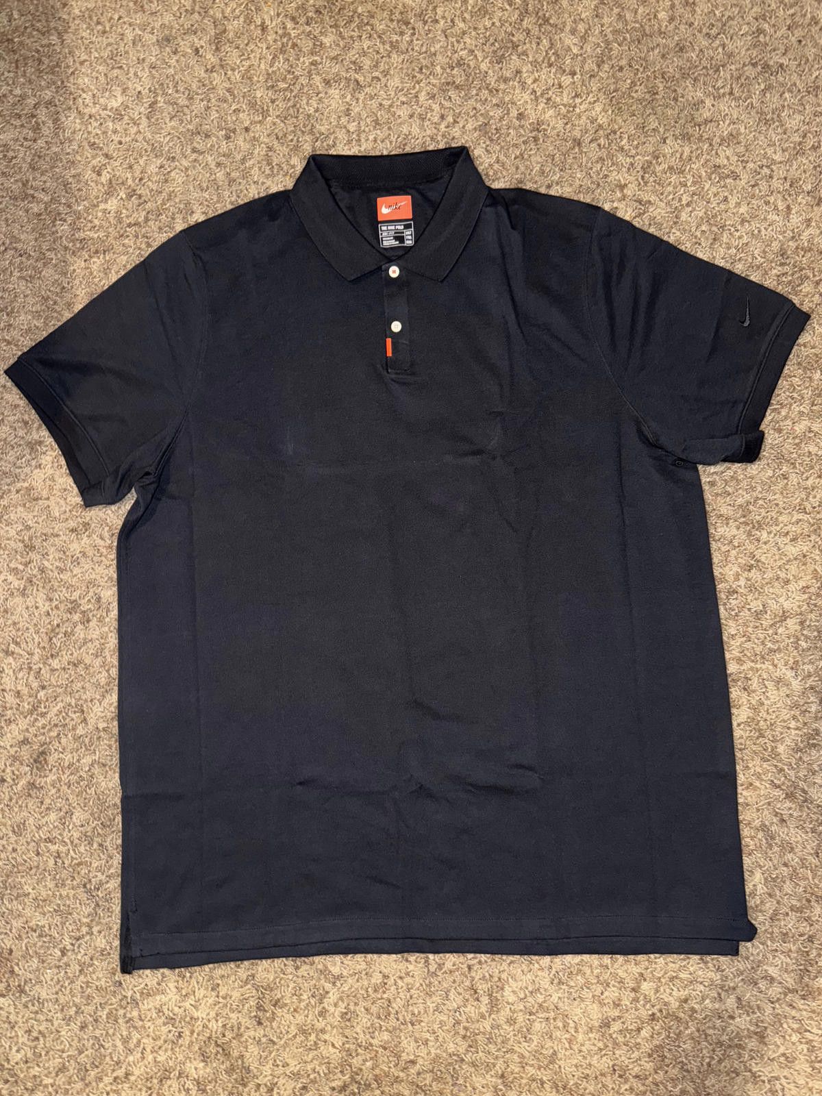 Nike Nike Men’s Standard Fit Golf Black Polo Size US XL / EU 56 / 4 - 1 Thumbnail