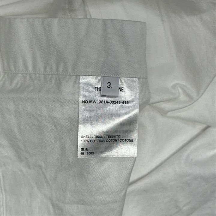 Thom Browne Thom Browne Classic Long Sleeve Button-Up Shirt -2507 Size US M / EU 48-50 / 2 - 6 Thumbnail