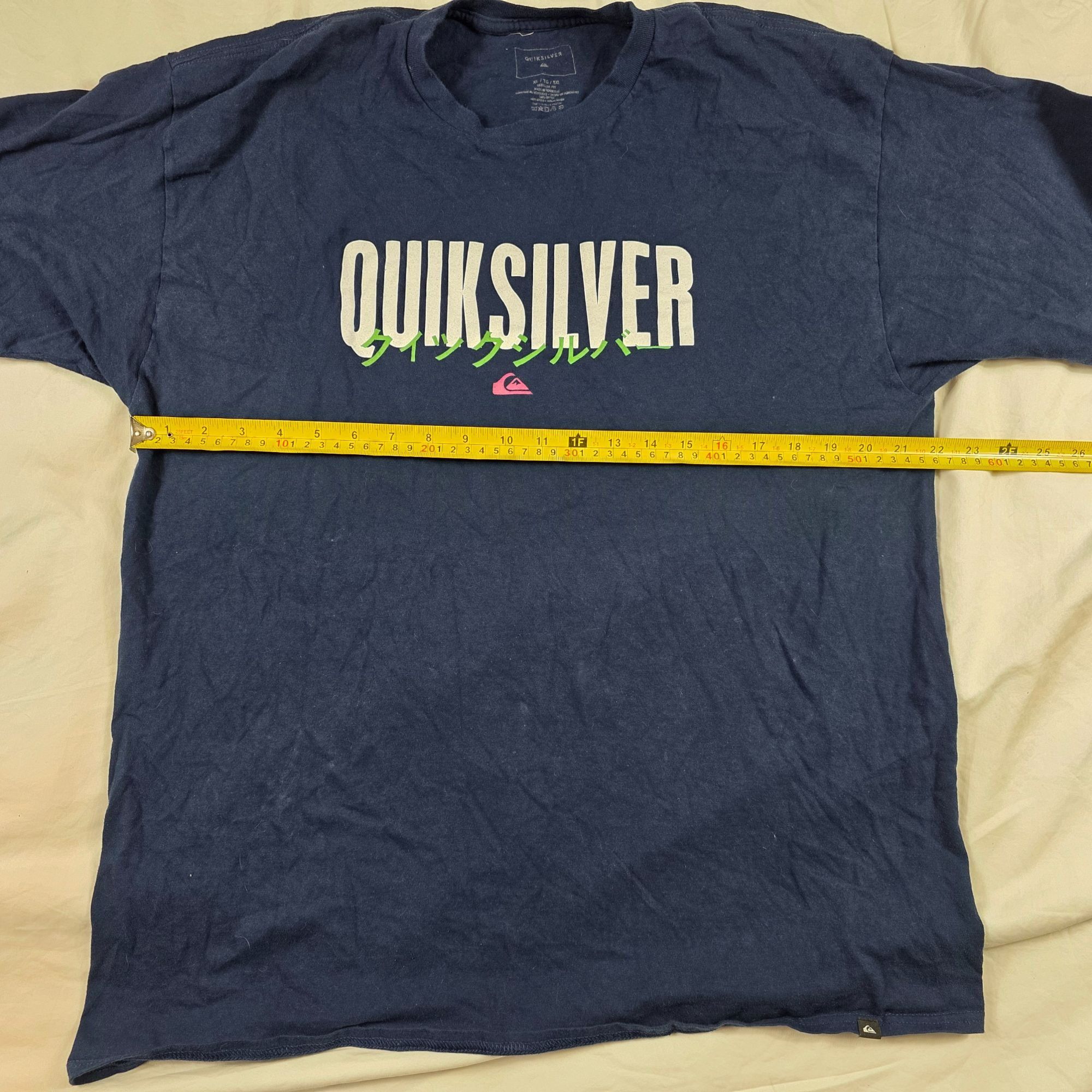 Quiksilver Quiksilver Mens Size XL Blue Shirt Surf Logo Outdoors Short Size US XL / EU 56 / 4 - 6 Thumbnail