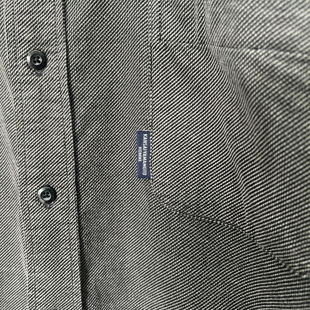 Designer × Kansai Yamamoto × Vintage Vintage Kansai Yamamoto Homme Corduroy Button Up Shirt Size US L / EU 52-54 / 3 - 3 Thumbnail