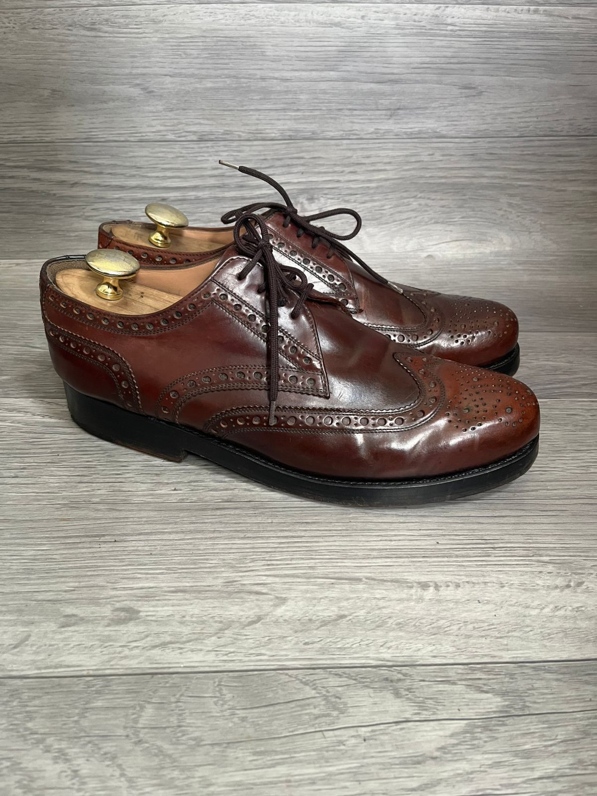 Heinrich Dinkelacker Heinrich Dinkelacker Shell Cordovan Brogues Sz 9 UK Size US 10 / EU 43 - 5 Thumbnail