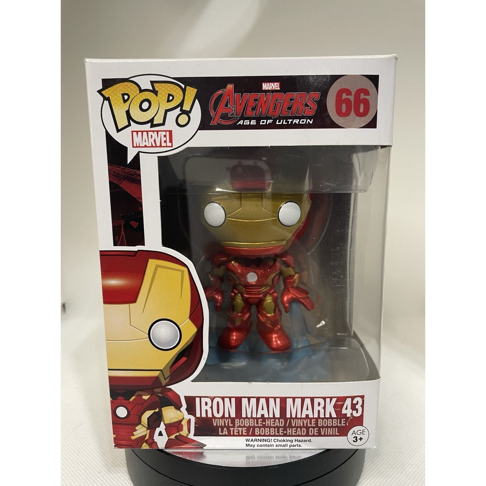 Marvel Comics Funko Pop! Vinyl: Marvel - Iron Man Mark 43 #66 Size ONE SIZE - 1 Thumbnail