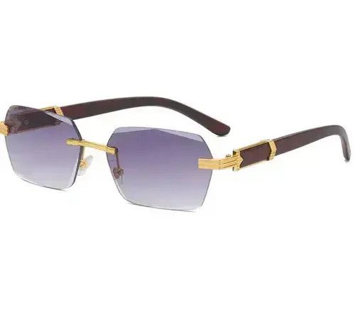 Electric Visual Rimless Square Sunglasses Size ONE SIZE - 4 Thumbnail