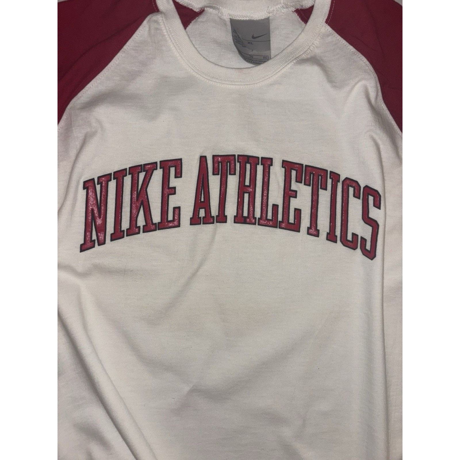 Nike Vintage Y2K Nike Tee Rubber Lettering 2000s T-Shirt Unisex Size US XL / EU 56 / 4 - 7 Thumbnail
