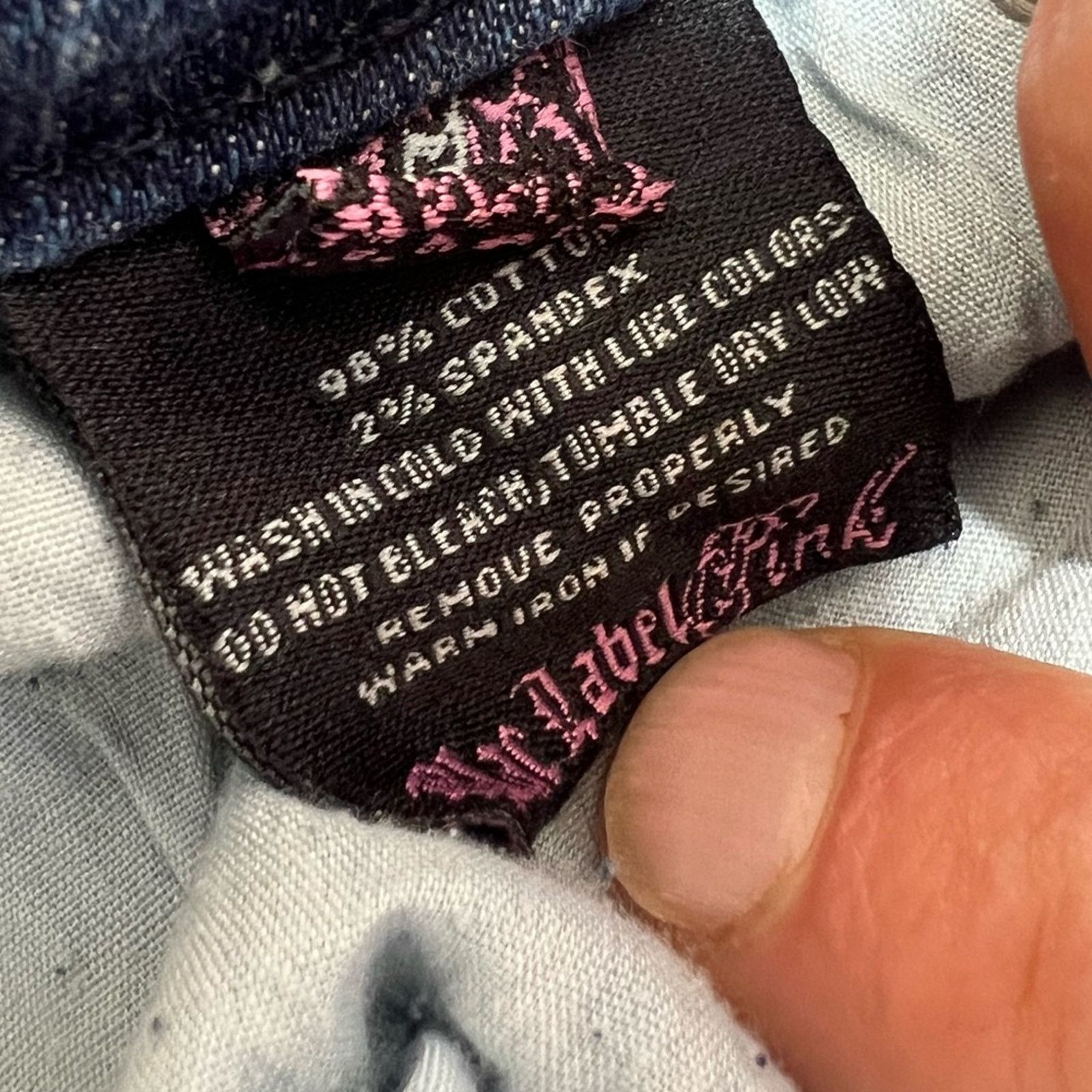 Other Blac Label Pink Low Rise Straight Leg Jeans Women Sz 27x34 Size 27" / US 4 / IT 40 - 6 Thumbnail