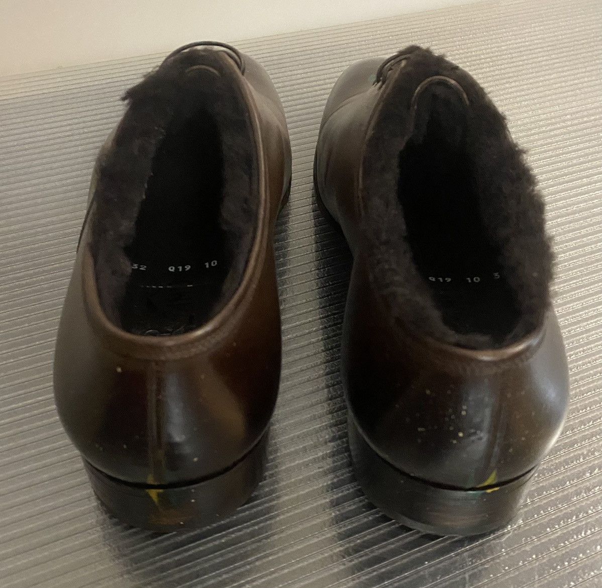 Salvatore Ferragamo Ferragamo 🇮🇹 Rodeo Calf Andy Warhol Shearling Derby 10 EE NEW Size US 10 / EU 43 - 6 Thumbnail